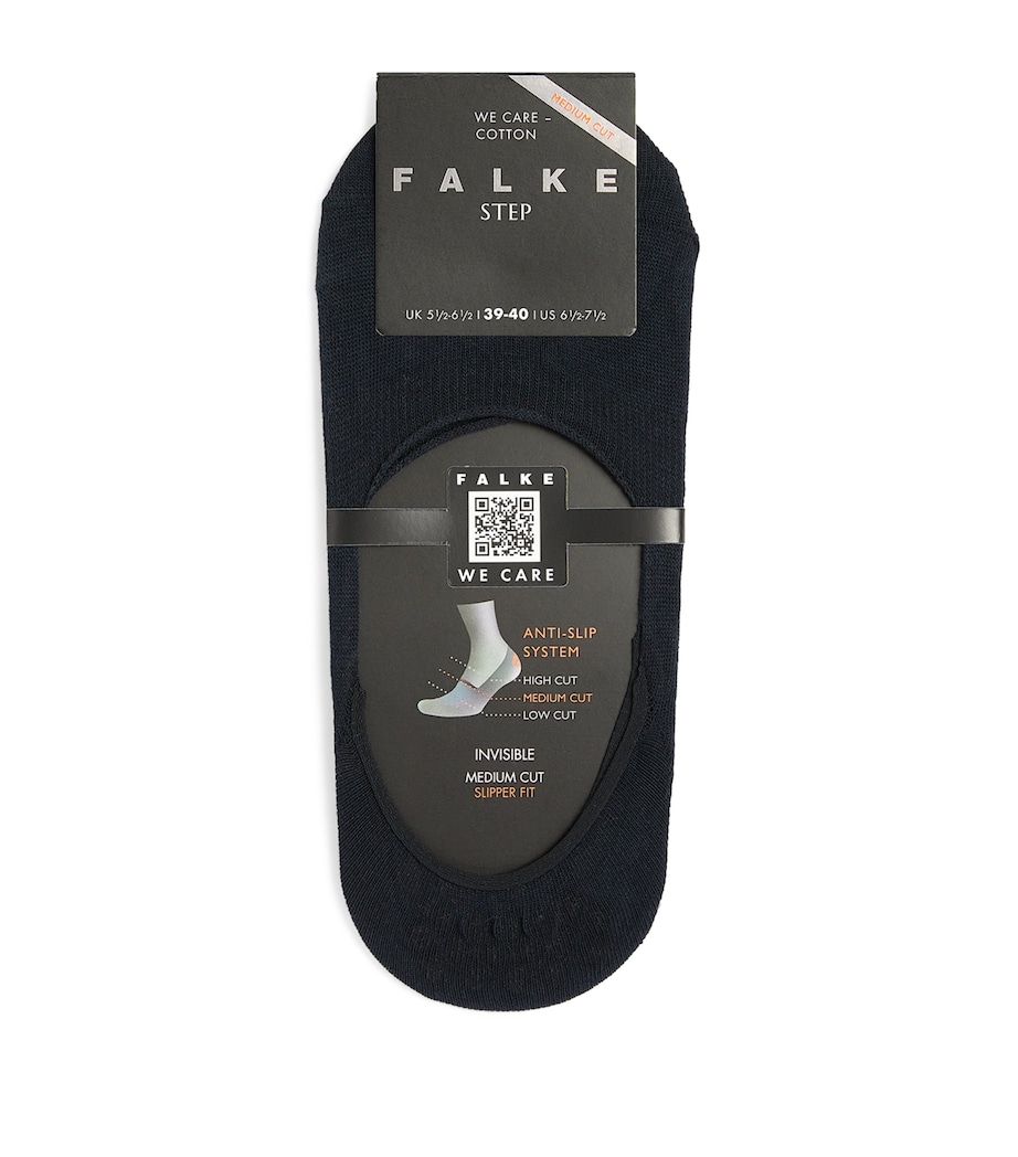 Step Medium-Cut No Show Socks 6375NAVY Image 1