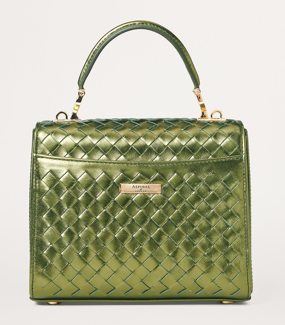 Midi Mayfair Top-Handle Bag GREEN Image 4
