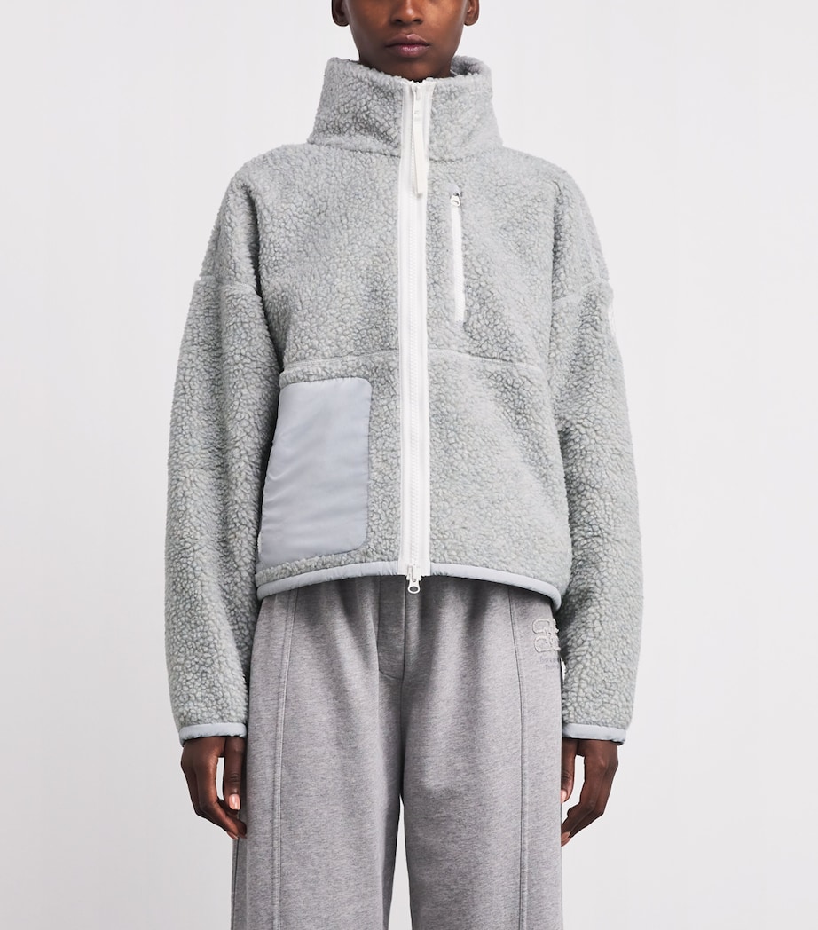 Wool-Blend Fleece Simcoe Jacket 9309 SLVRBRCH HEATHR Image 3