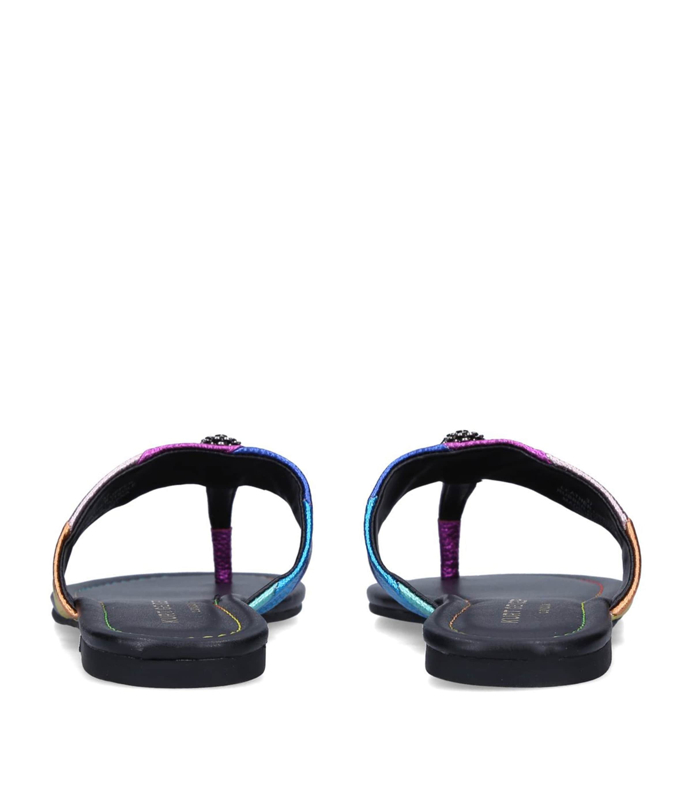 Leather Kensington T-Bar Sandals MULT/OTHER Image 2