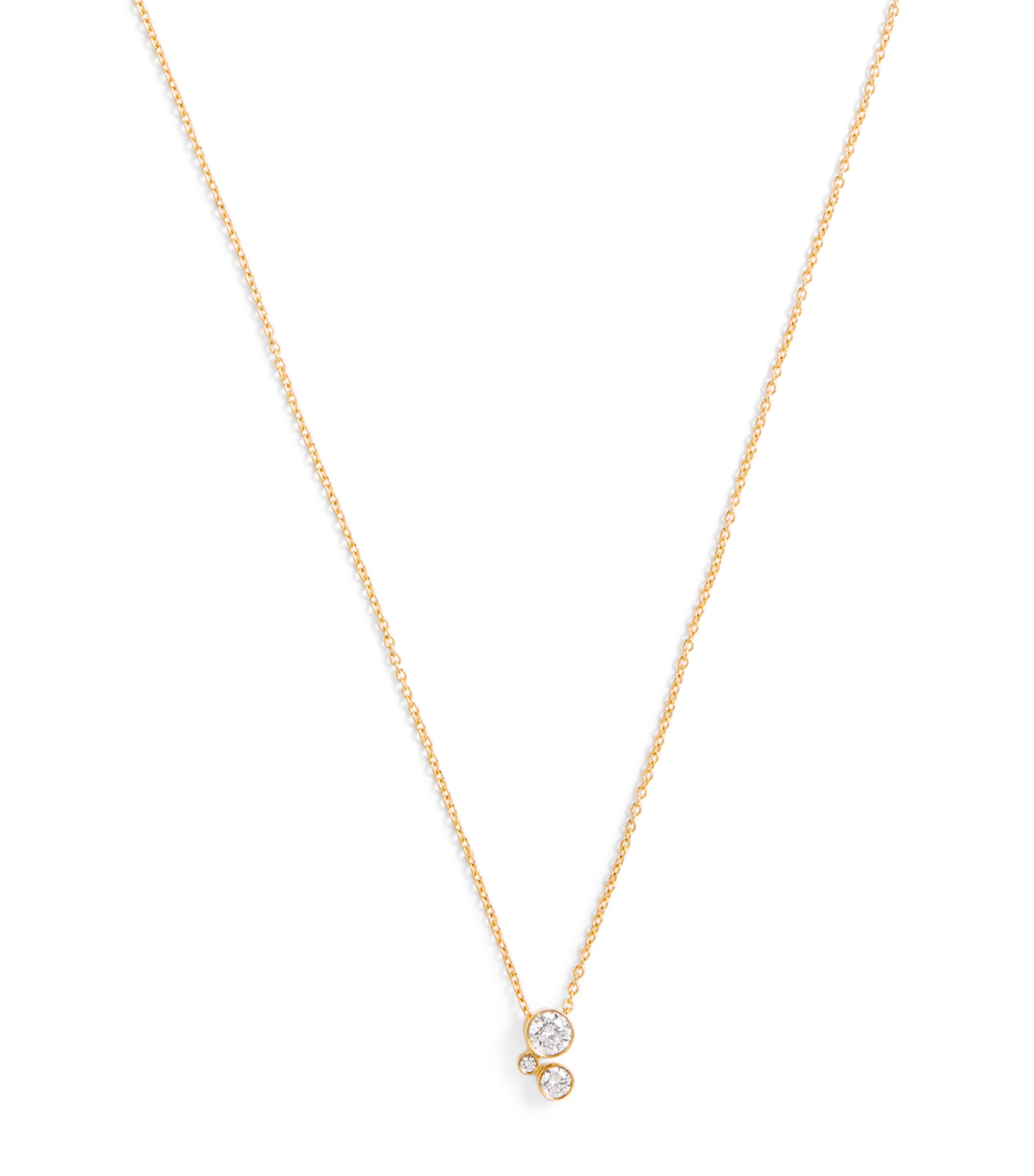 Sophie Bille Brahe Yellow Gold And Diamond Stella Diamant Simple Necklace In Gold