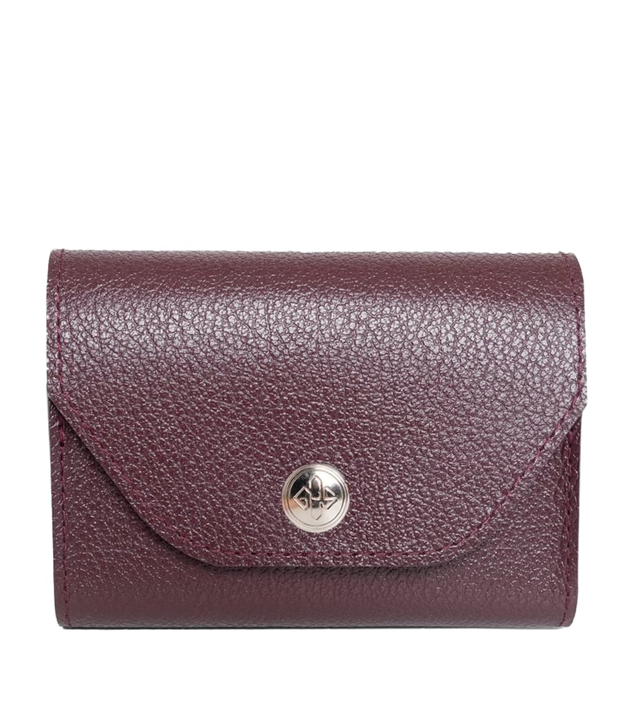 Leather Double Playing Cards Case BORDEAUX Image 1