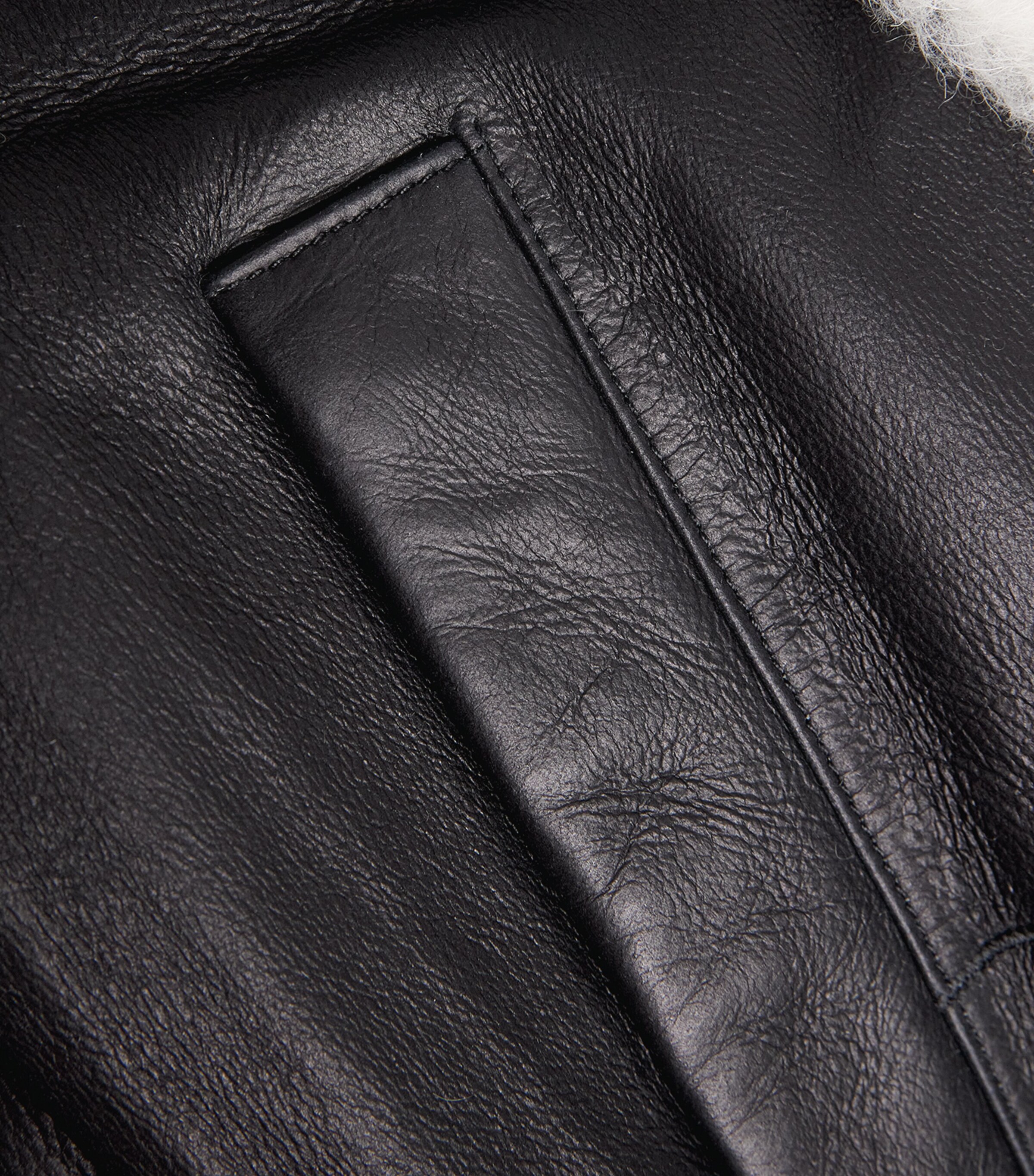 Altuzarra Shearling Blake Coat Black/white Image 6