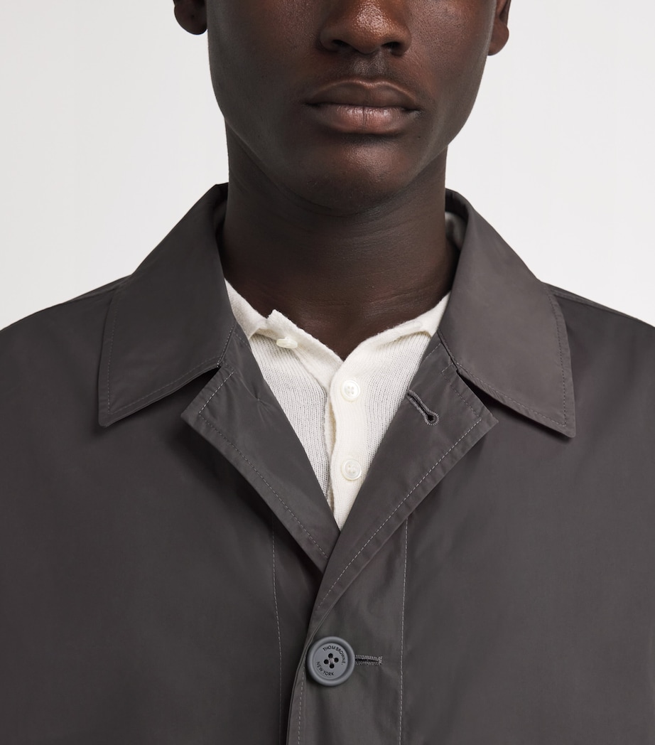 Technical Packable Logo Jacket DARK GREY Image 7