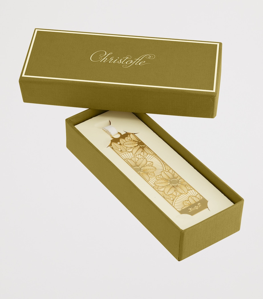 Christofle Malmaison Impériale Rosette Bookmark Gold Image 3
