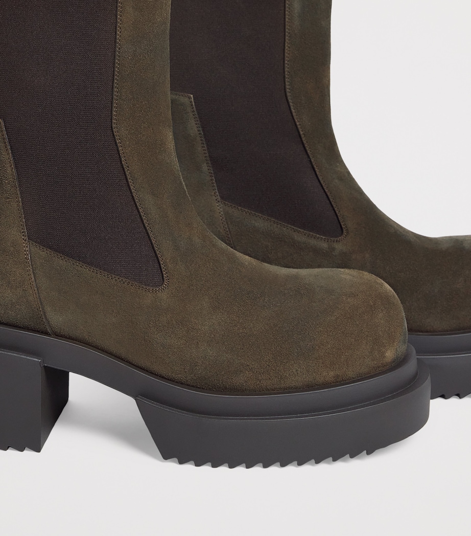 Suede Beatle Bogun Boots INDIGO Image 6