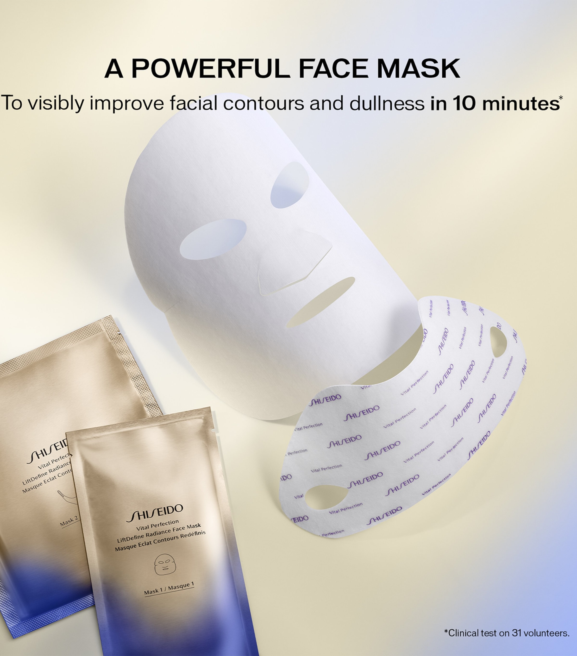 Vital Perfection LiftDefine Radiance Face Mask (Pack of 6) NO COLOUR Image 3