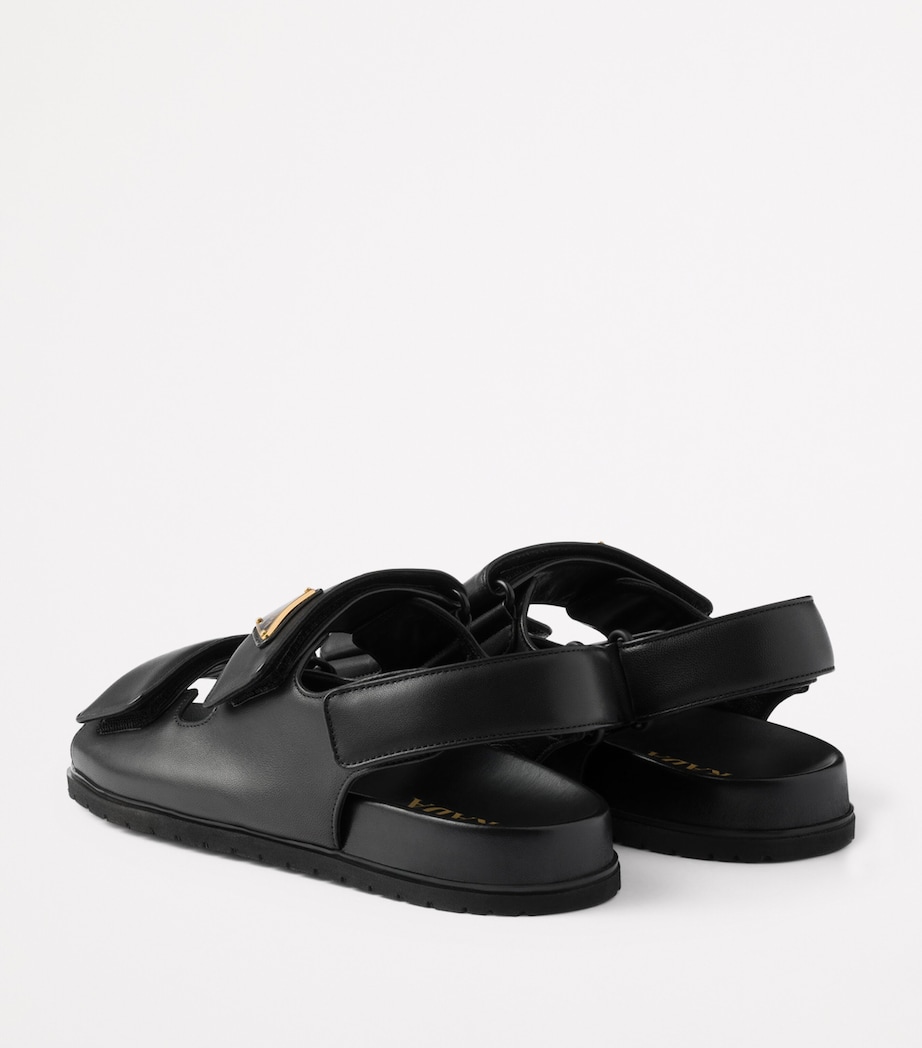 Prada Nappa Leather Slingback Sandals Image 4
