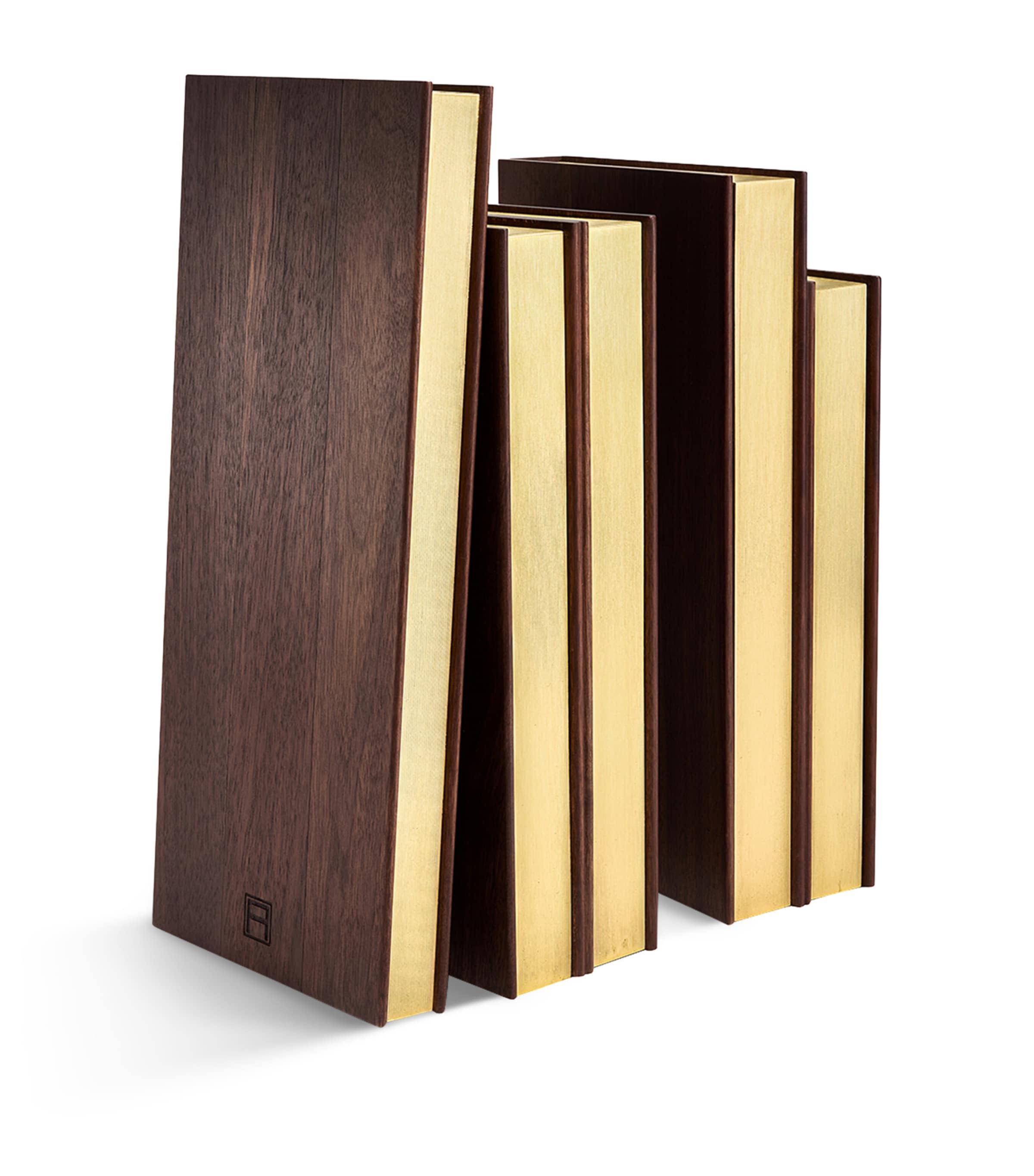 Library Bookends (Set of 2) BROWN Image 1