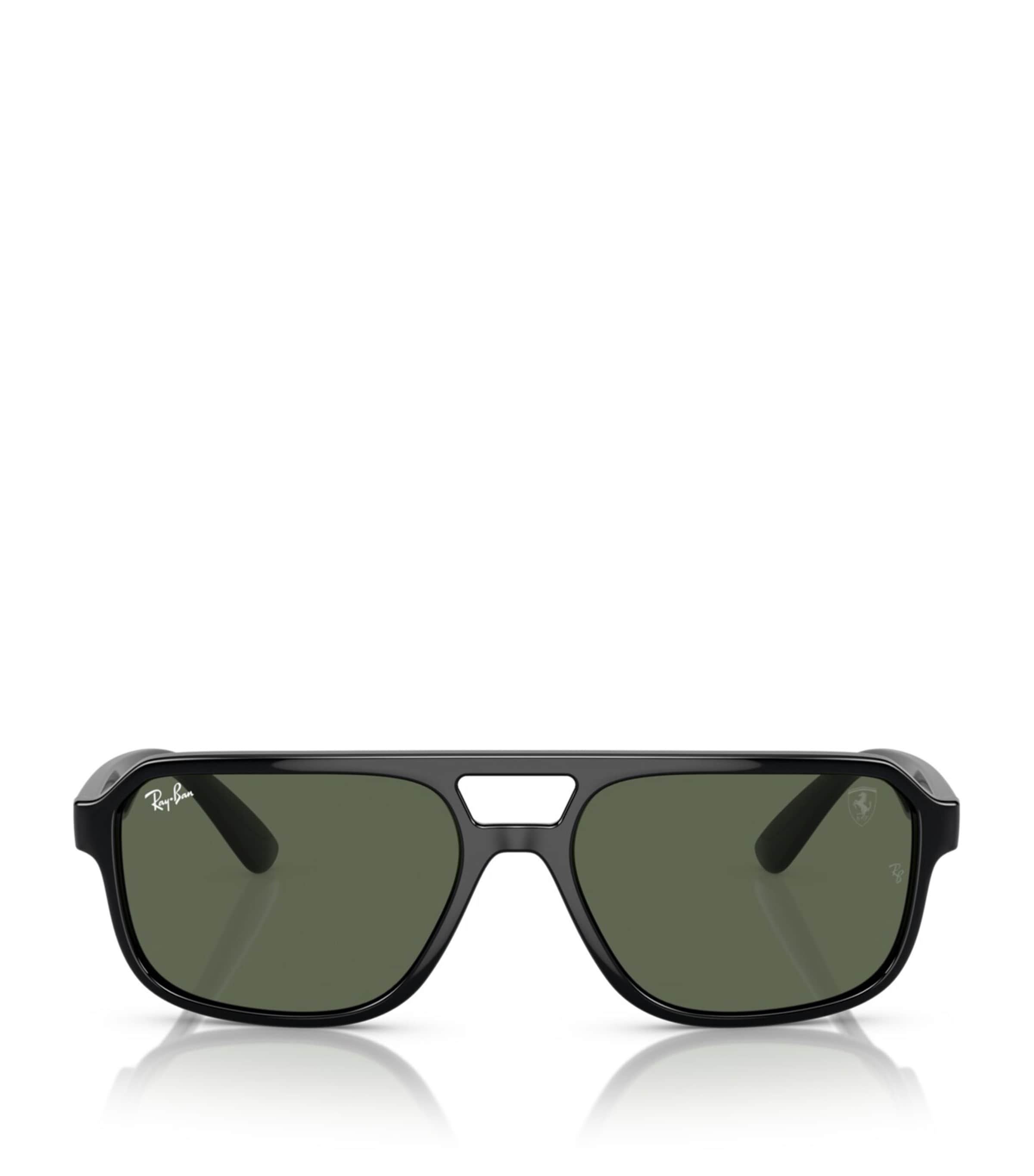 Ray Ban Nylon Rb4414m Scuderia Ferrari Collection Sunglasses In Black