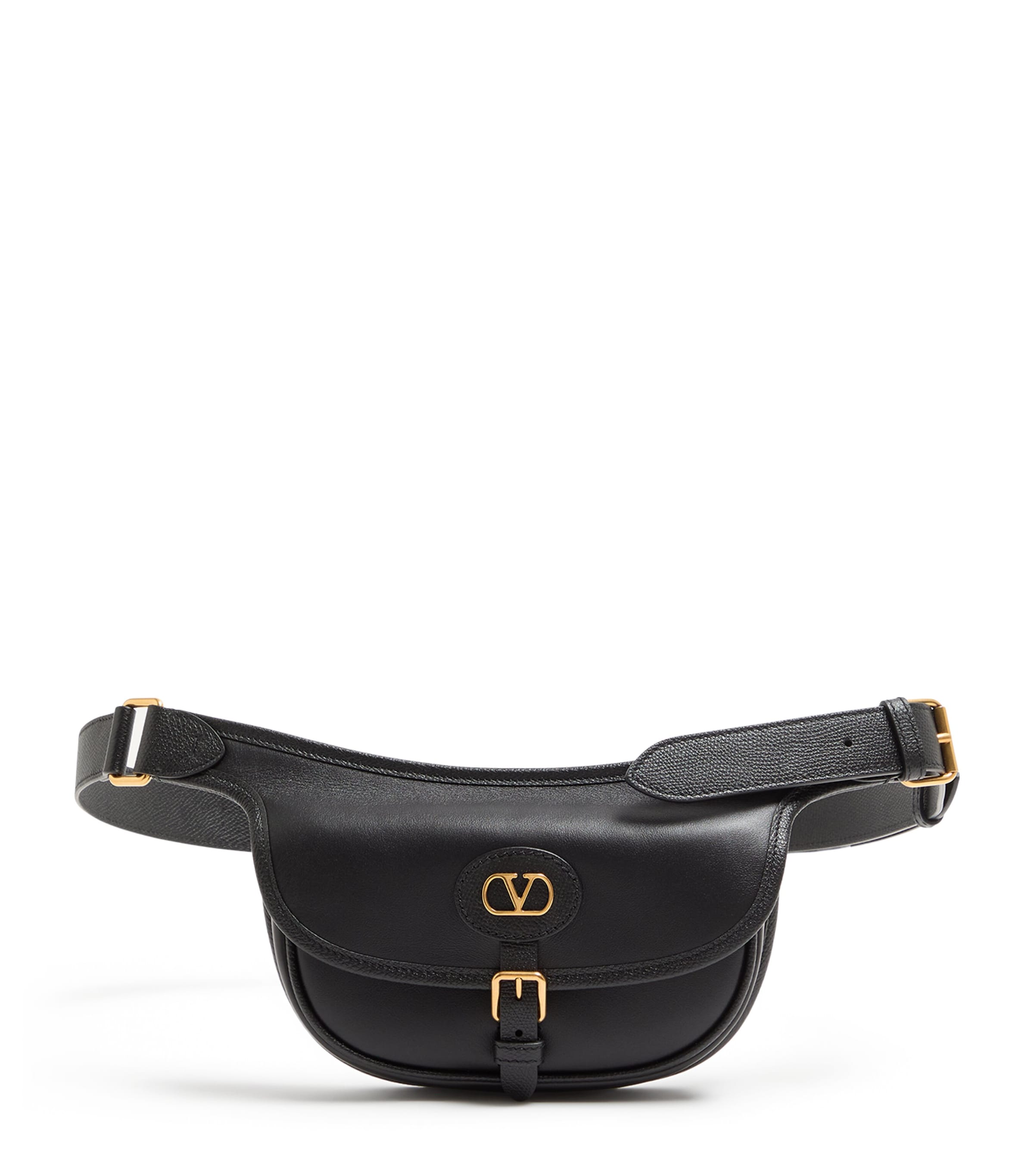 Small Leather VLogo Belt Bag 0NO Image 1