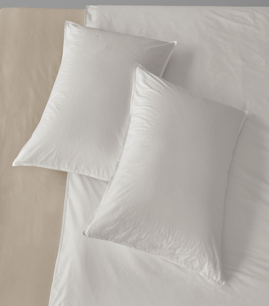 Society Limonta Cotton Nite Super King Duvet Cover Set (260cm x 230cm) Bianco Image 3