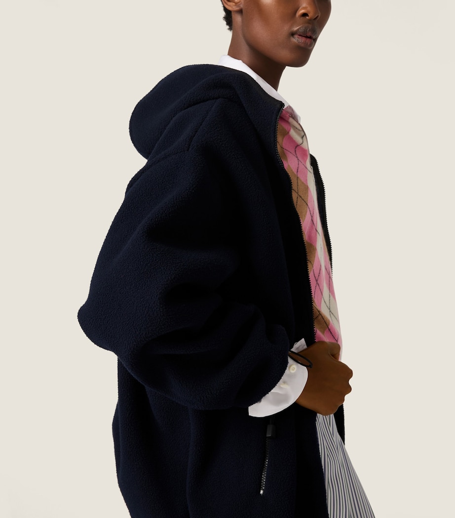 Fleece Zip-Up Hoodie F0008 Image 3