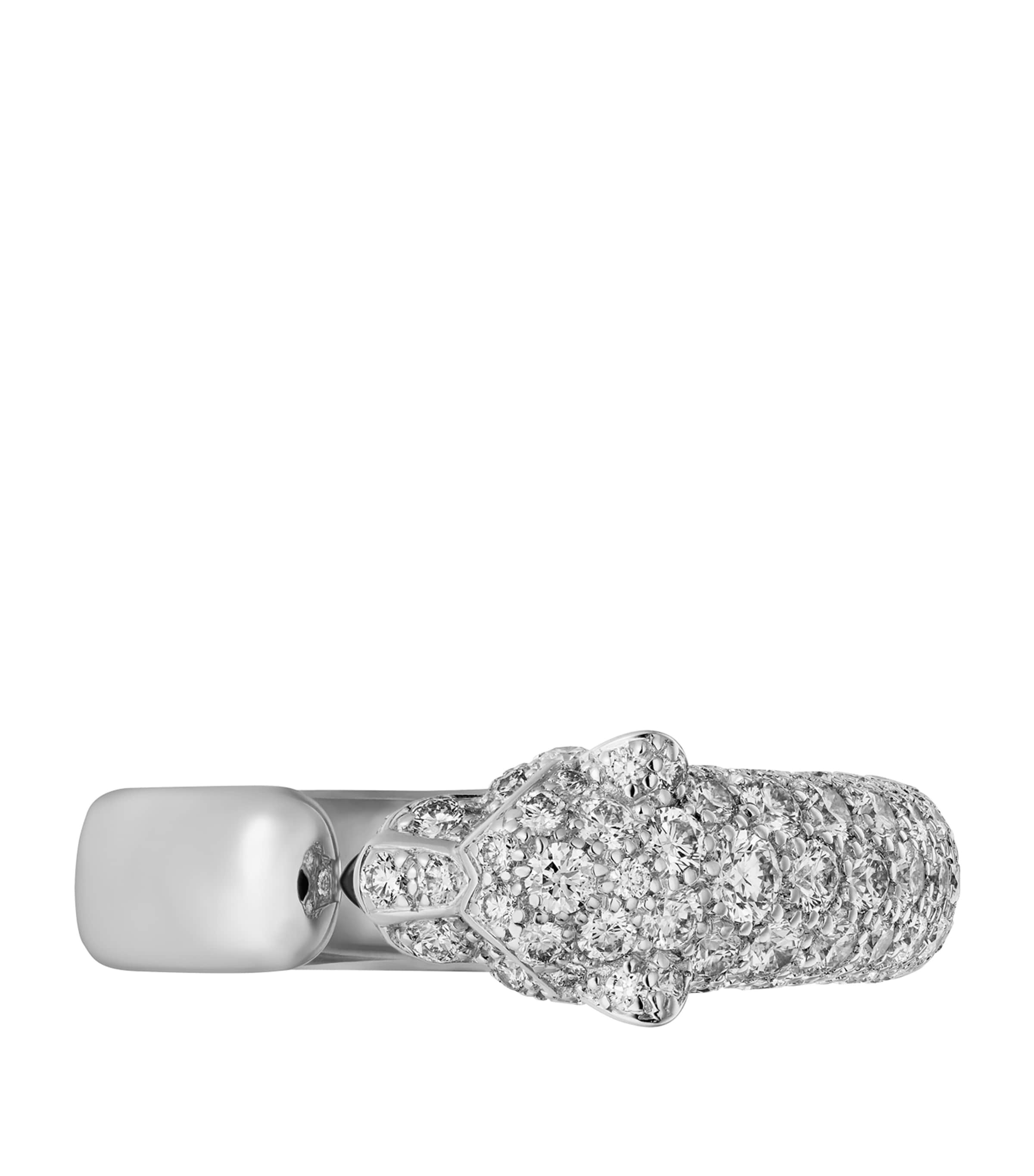 White Gold and Diamond Panthère de Cartier Ring WHITE GOLD Image 2