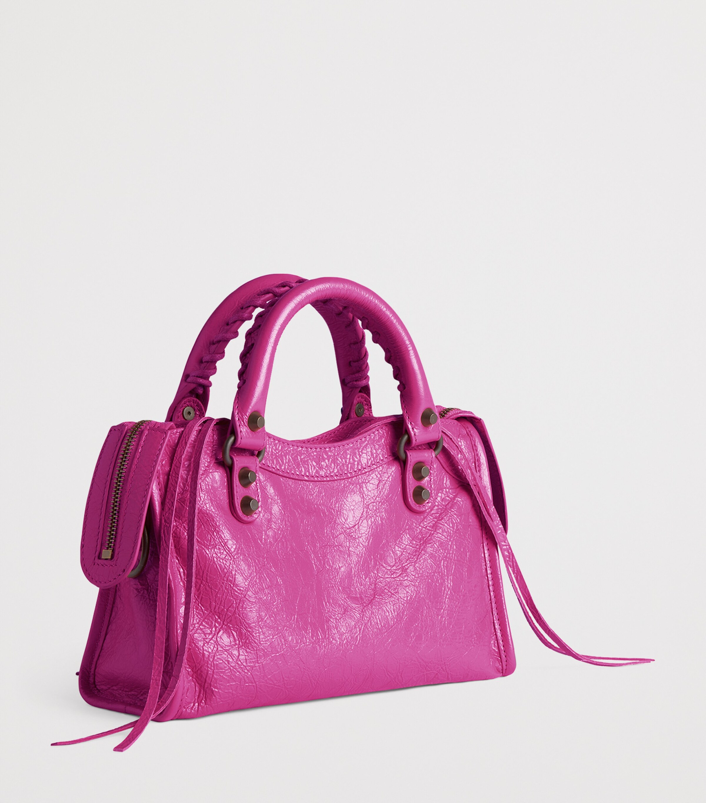 Balenciaga Mini Leather Le City Top-Handle Bag Image 3
