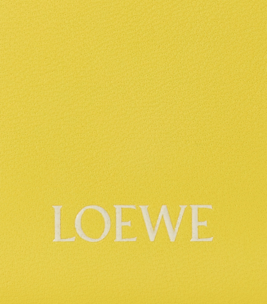 LOEWE Nappa Leather Cala Top-Handle Bag Lemon/soft White Image 7
