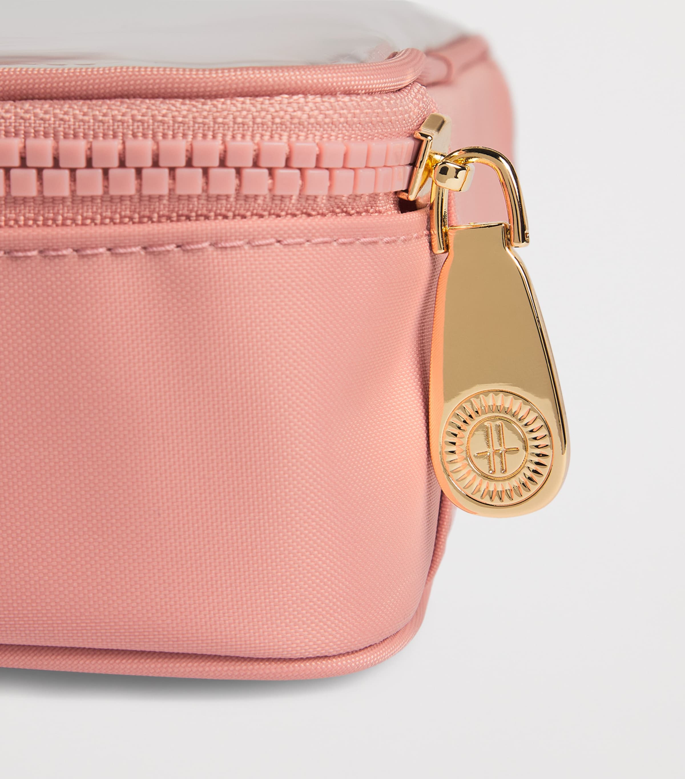 Harrods Clear Cosmetic Bag Pink Image 5