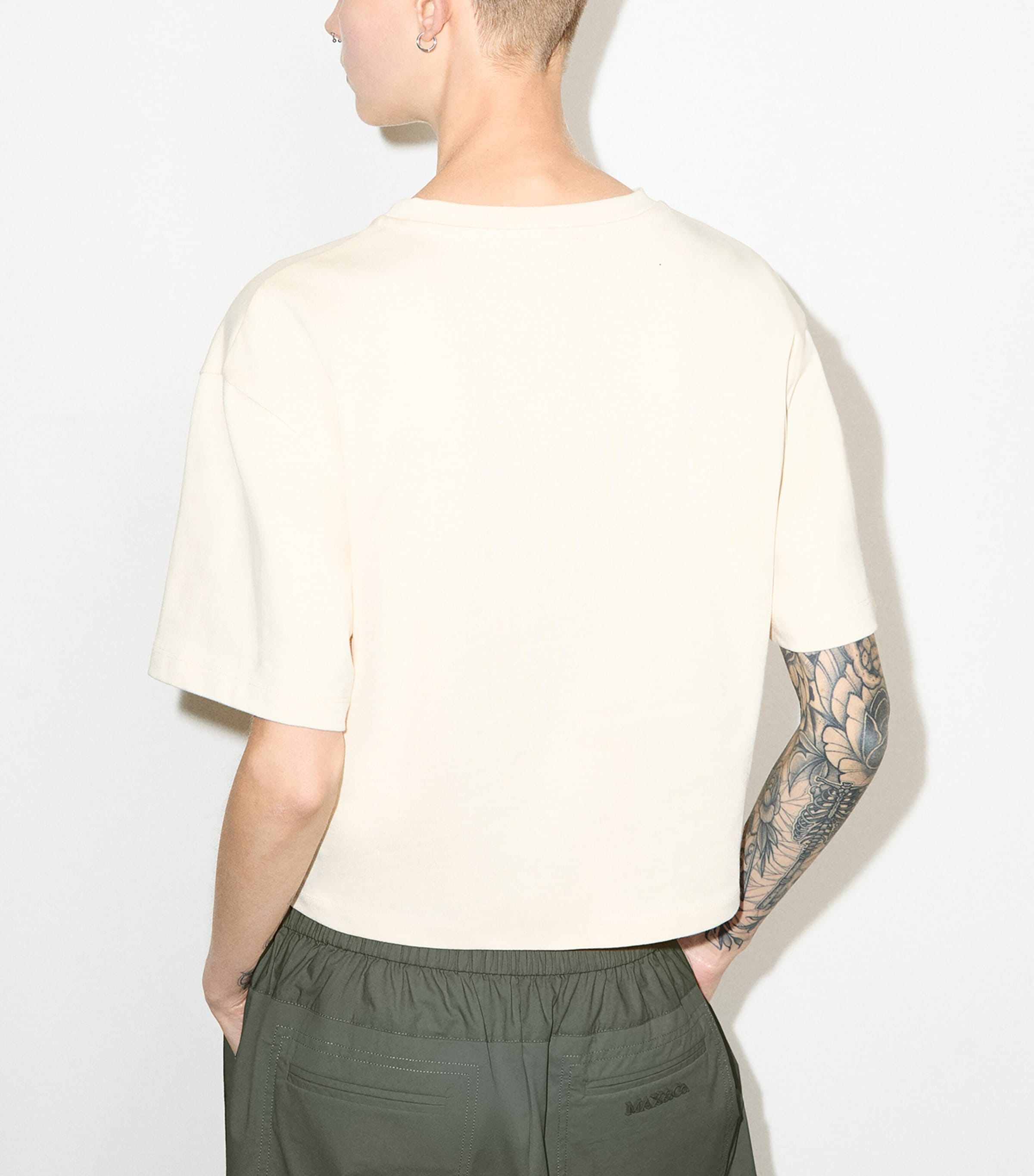 MAX&Co. Womens x Pietro Terzini Printed T-Shirt Milk Image 4
