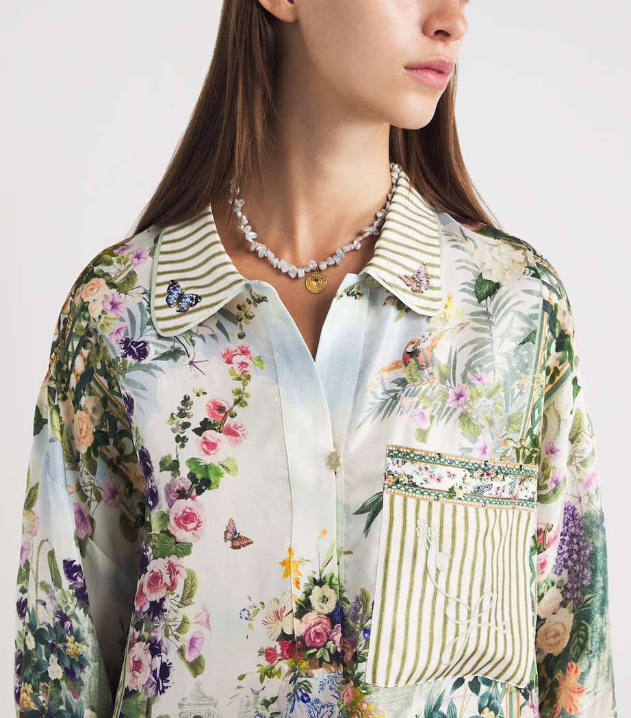Camilla Womens Silk Art for the Empress Shirt Art For The Empress Image 3