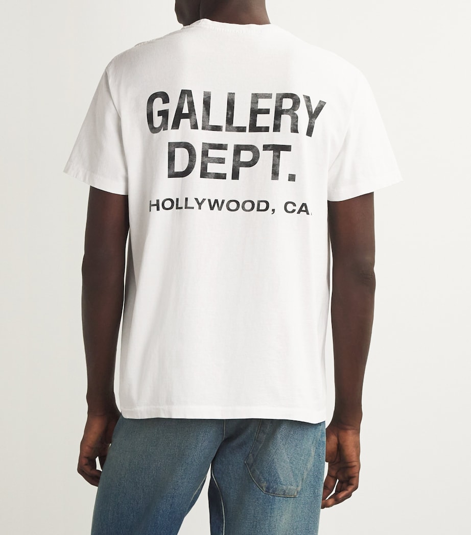 Cotton Logo T-Shirt WHITE Image 4