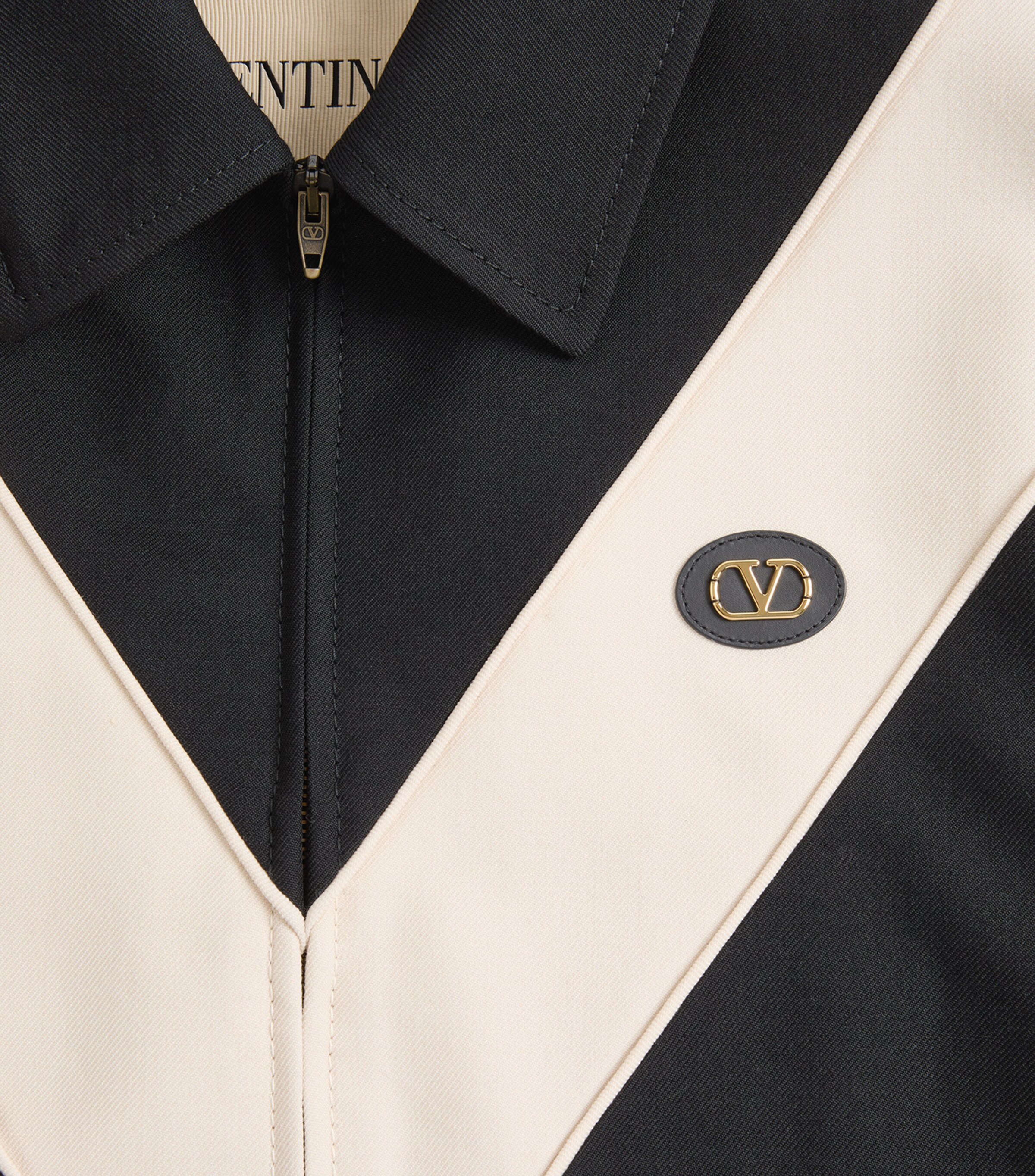 Valentino Garavani Mens Wool-Blend VLogo Jacket Image 7