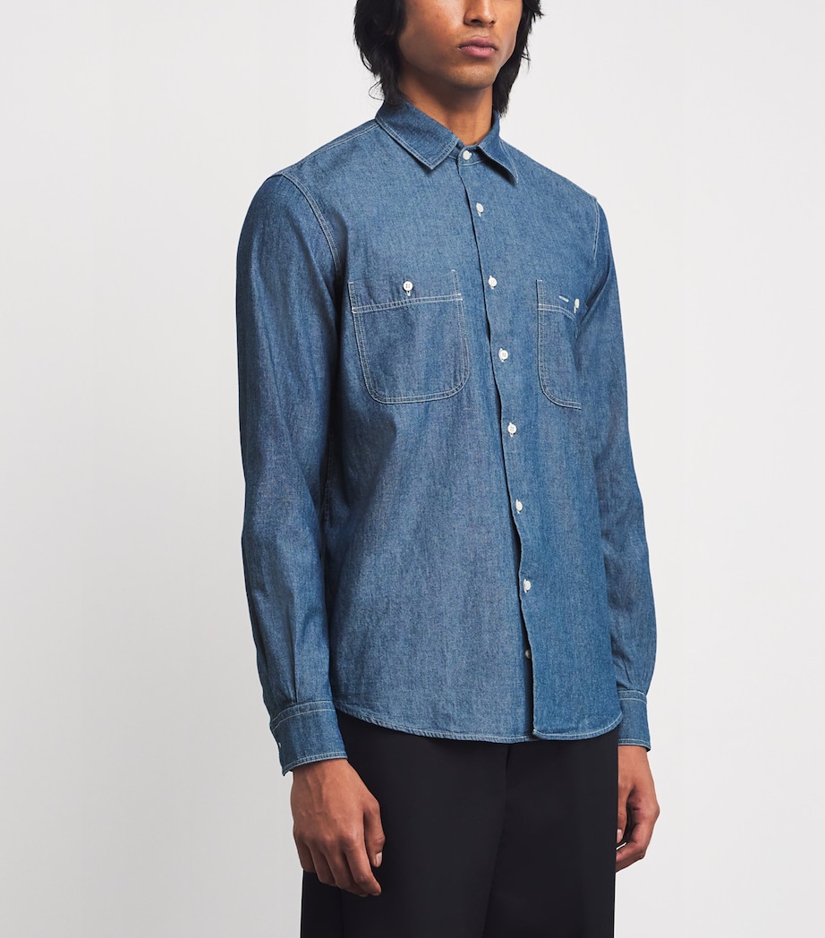 Denim Shirt 01031 - DENIM MEDIO Image 3