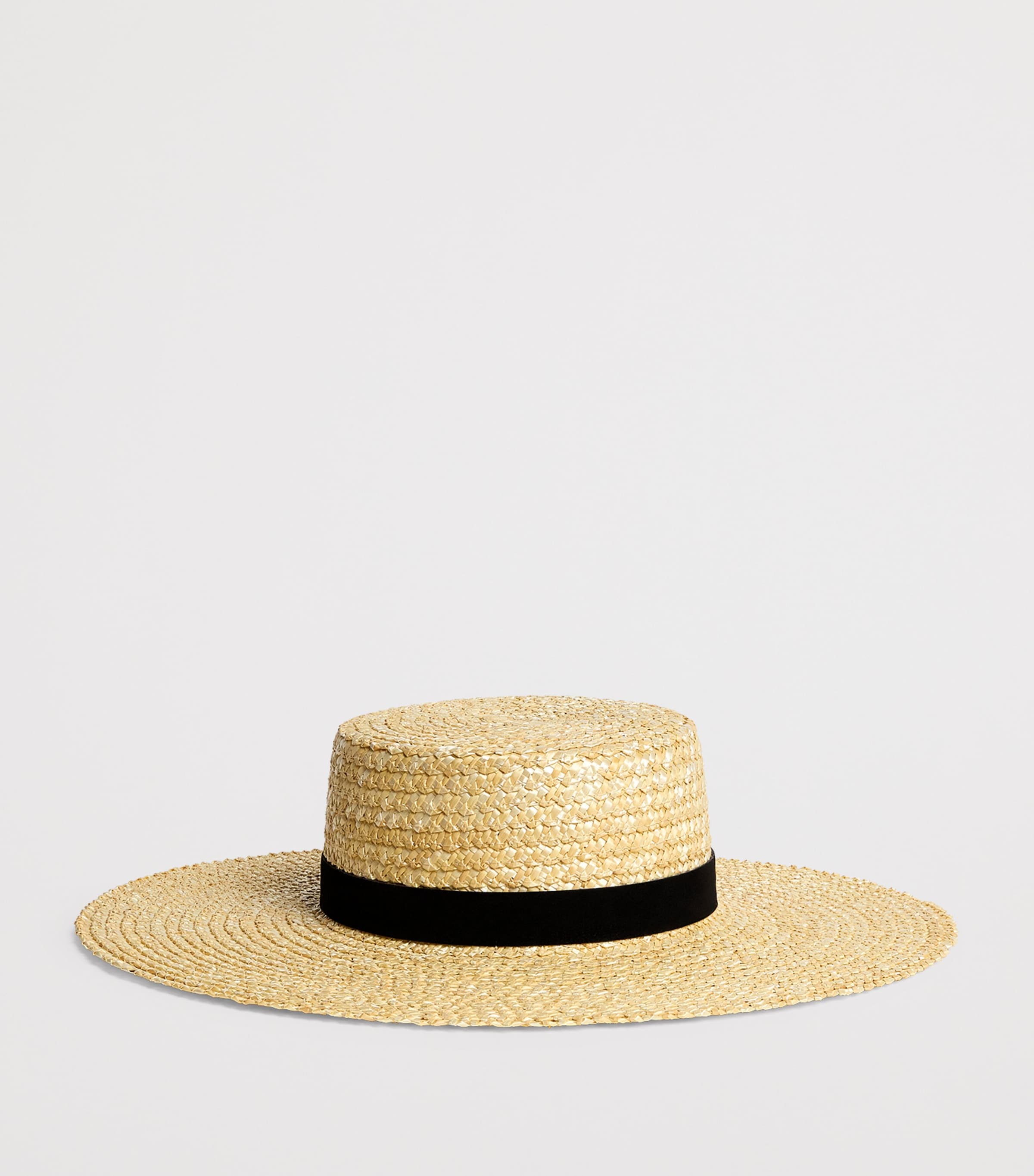 Raffia Mira Boater Hat MAPLE Image 2