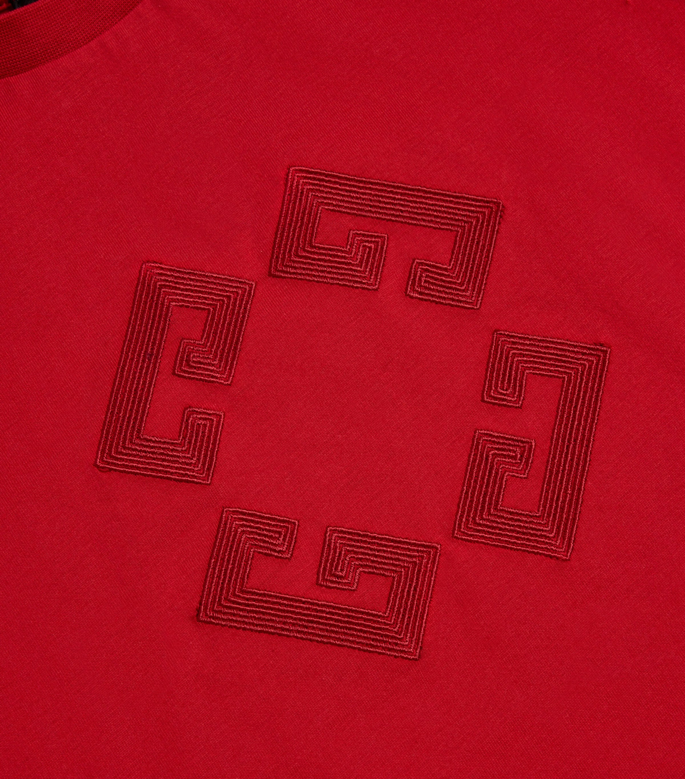 Cotton 4G Logo T-Shirt (4-12+ Years) CRIMSON Image 2