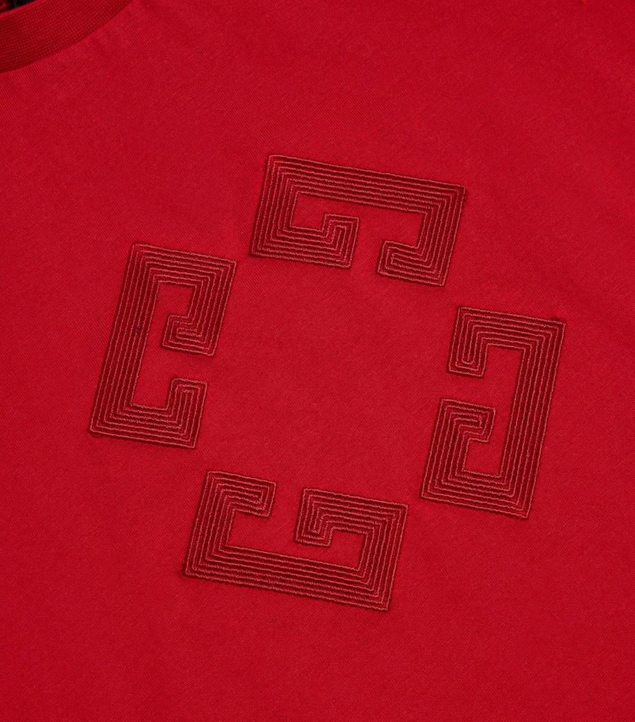 Cotton 4G Logo T-Shirt (4-12+ Years) CRIMSON Image 2