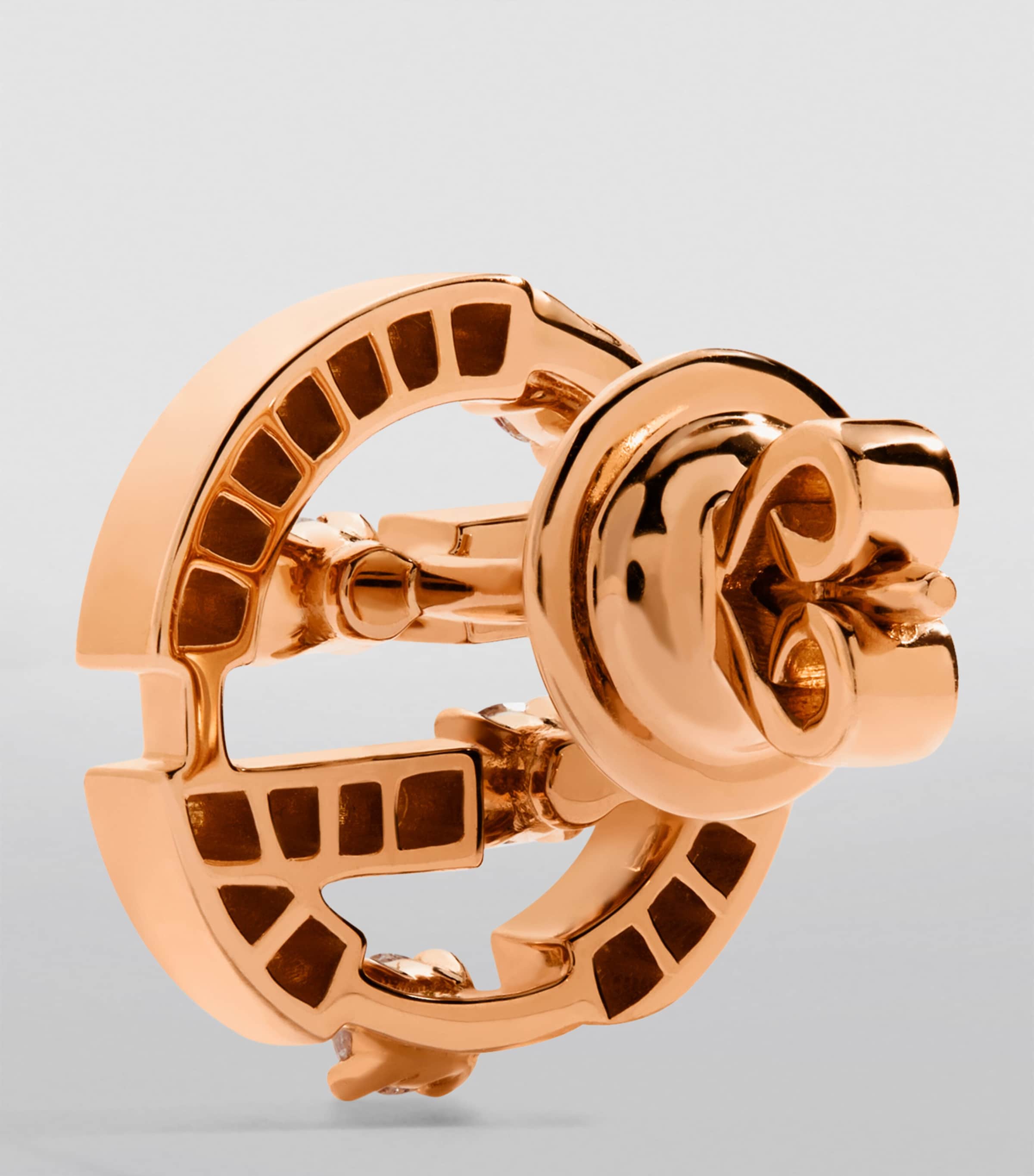 MARLI New York Rose Gold and Diamond Avenues Earrings Rose Gold Image 3