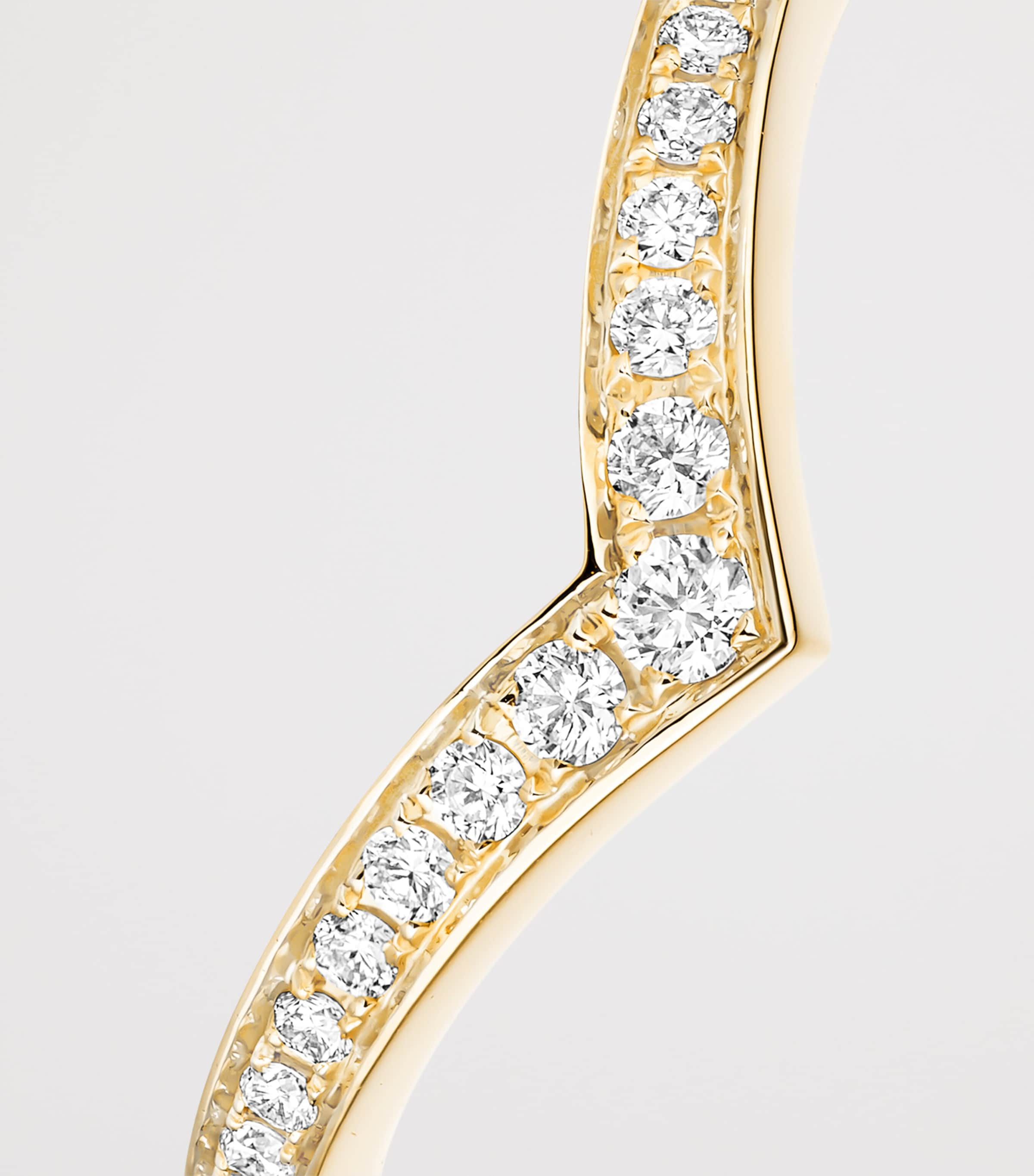Messika Fiery Yellow Gold and Pavé Diamond Wedding Ring Yellow Gold Image 3
