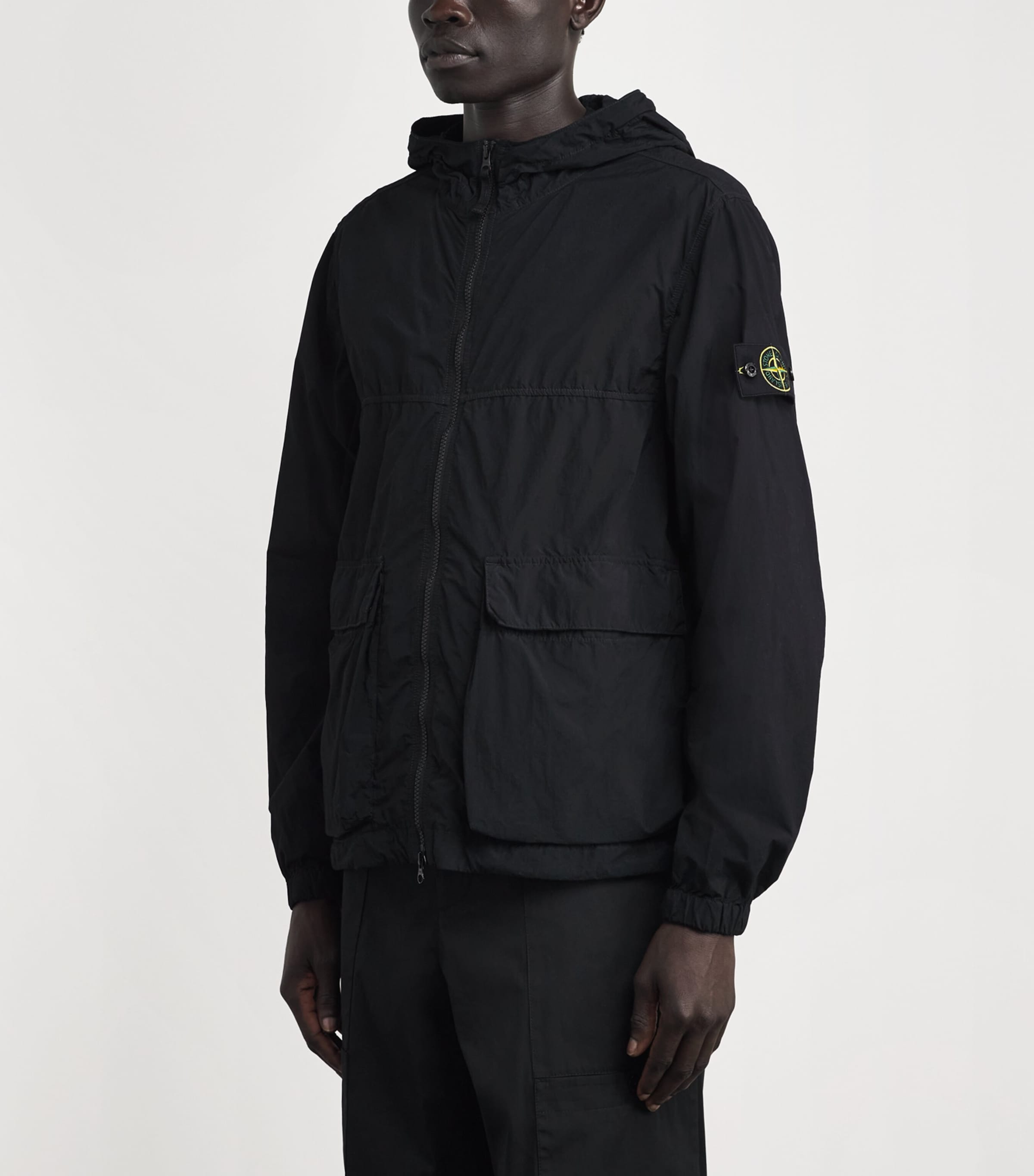 Stone Island Mens Short Hooded Parka Image 4
