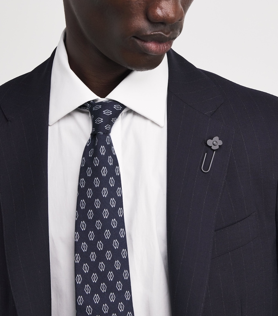 Virgin Wool 2-Piece Suit 850BI NAVY Image 6