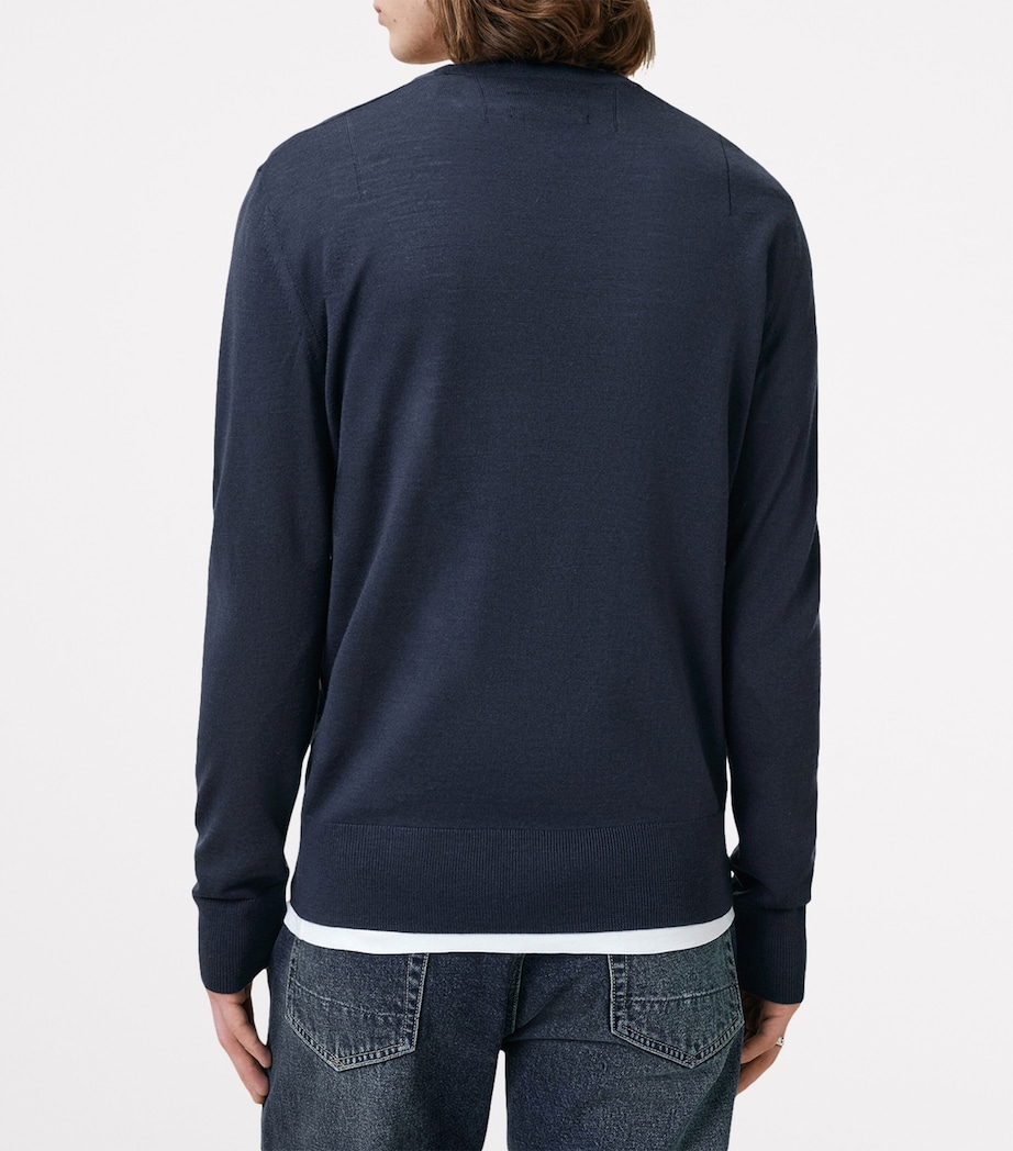 Wool Mode Sweater NAVY BLUE Image 5