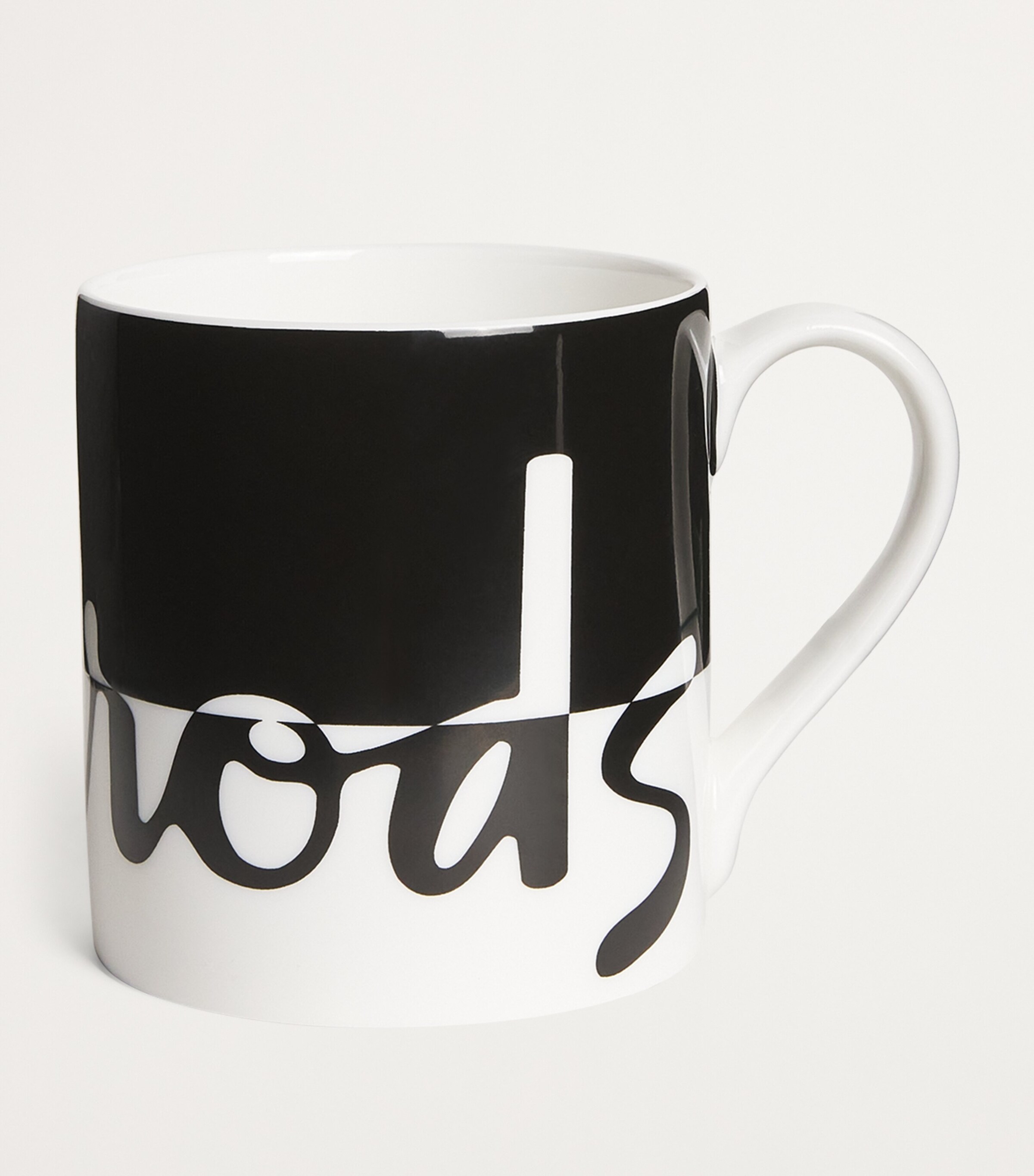 Ceramic Logo Mug BLACK/WHITE Image 2