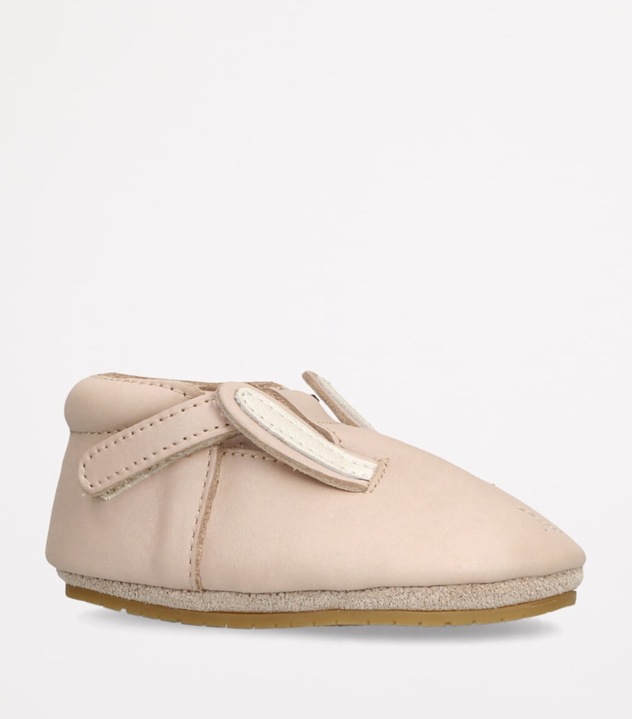 Leather Bunny Blinc Crib Shoes PALE PINK Image 3