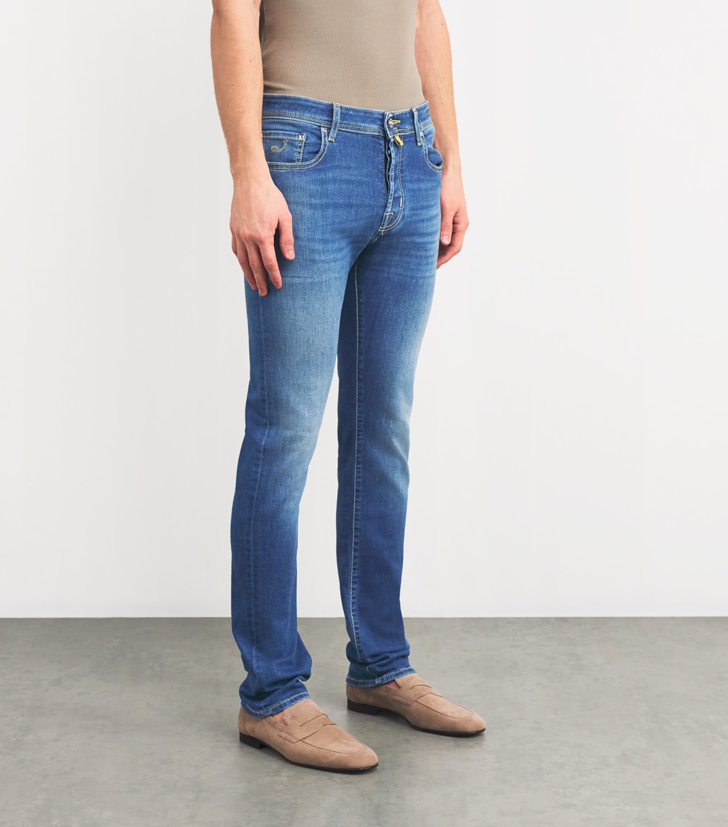 Slim Jeans 096D-BLUE Image 3