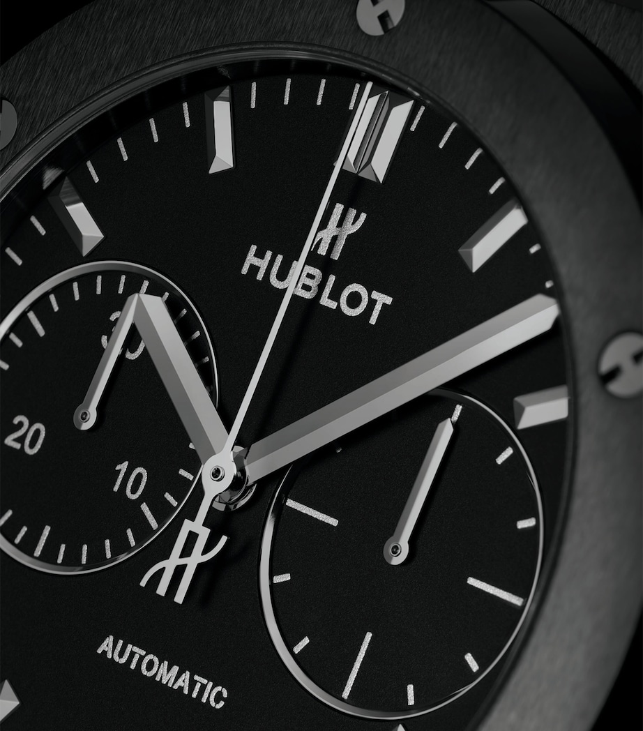 Ceramic Classic Fusion Black Magic Chronograph Watch 45mm BLACK Image 4