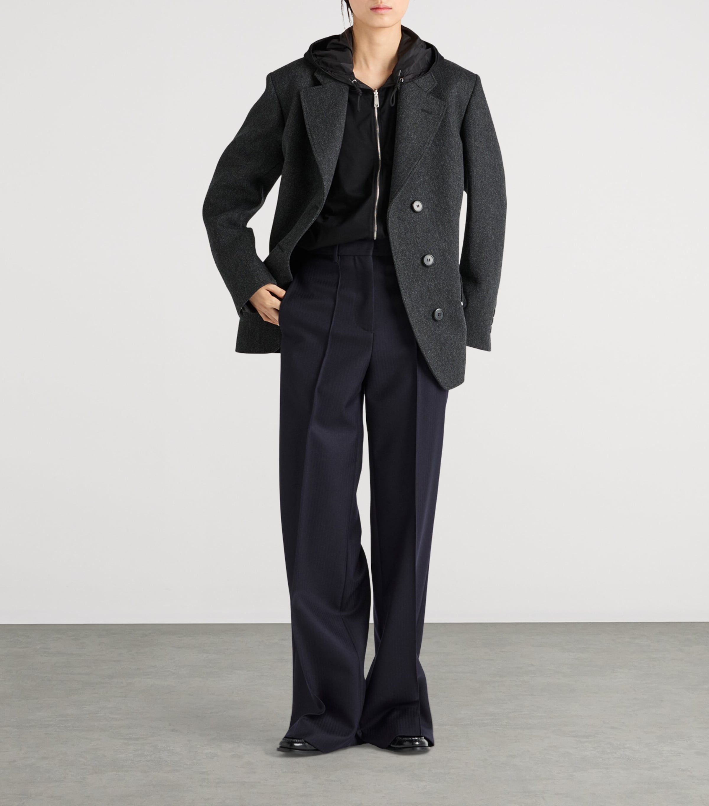 Cotton Reversible Hoodie F0002 Image 2