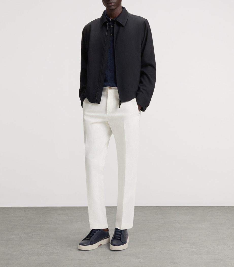 Virgin Wool Water-Repellent Jacket 404 Image 4