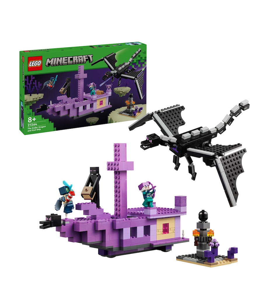 Lego Minecraft The Ender Dragon and End Ship 21264 Image 3