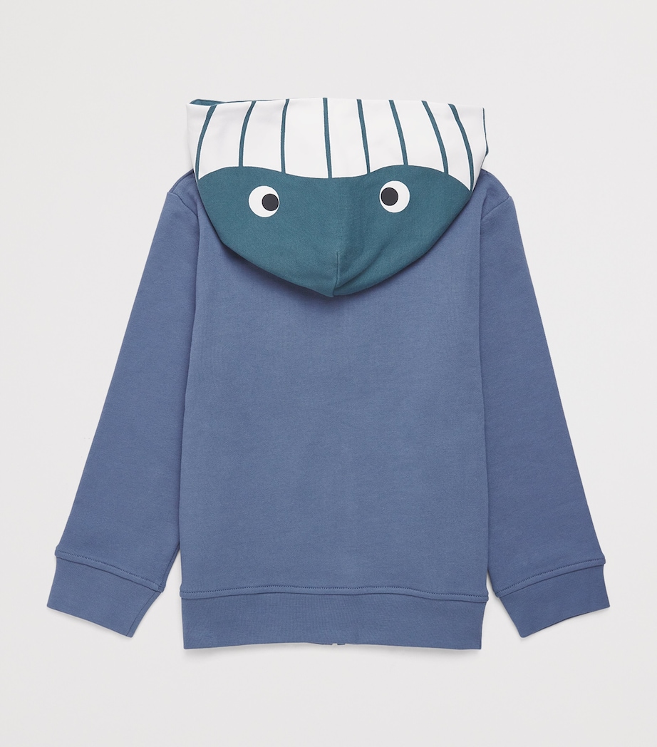 Stella McCartney Kids Whale Zip-Up Hoodie (3-14 Years) Image 2