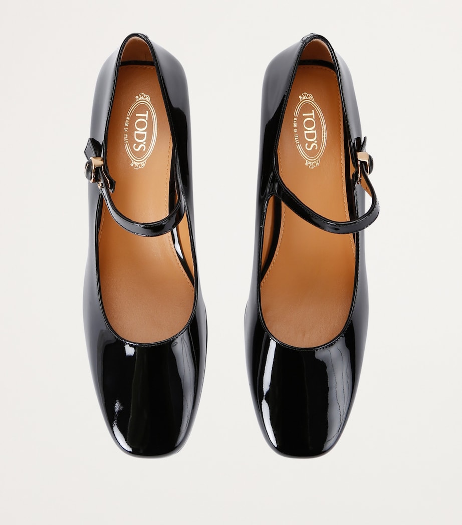 Patent Leather Cuoio Pumps 50 BLACK Image 4