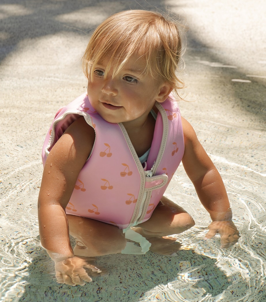 Sunnylife Kids Cherry Print Swimming Vest (1-2 Years) Cotton Candy Image 4