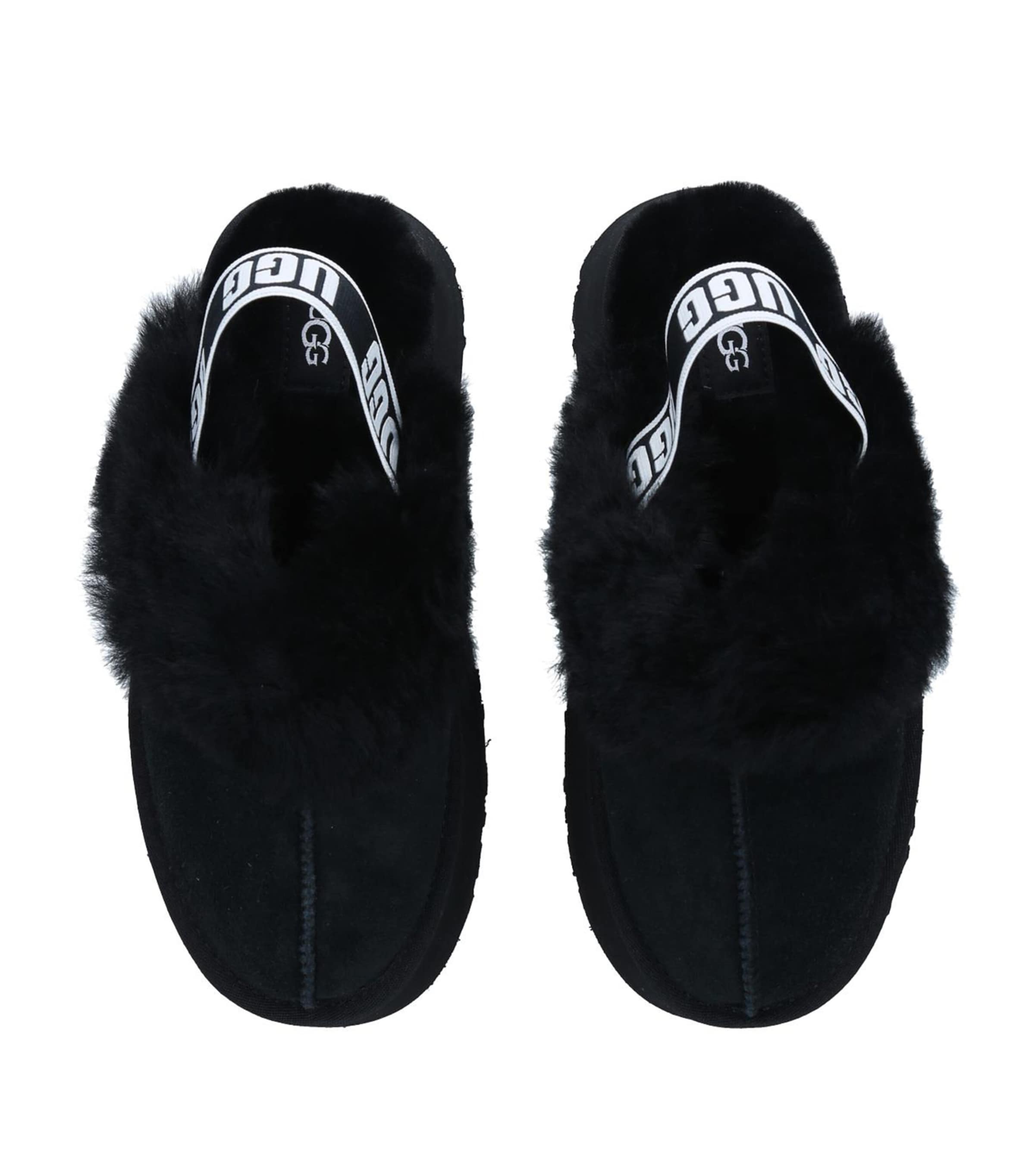 Funkette Flatform Slippers BLACK Image 4