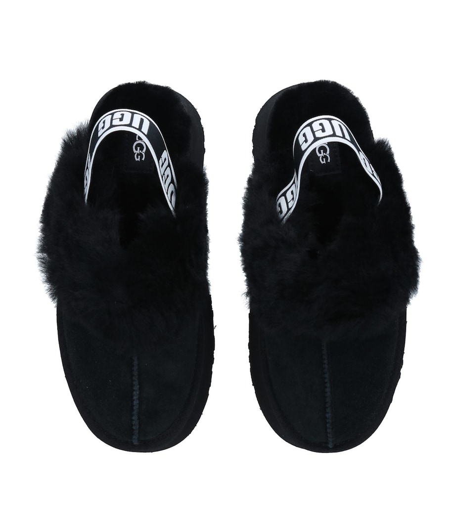 Funkette Flatform Slippers BLACK Image 4