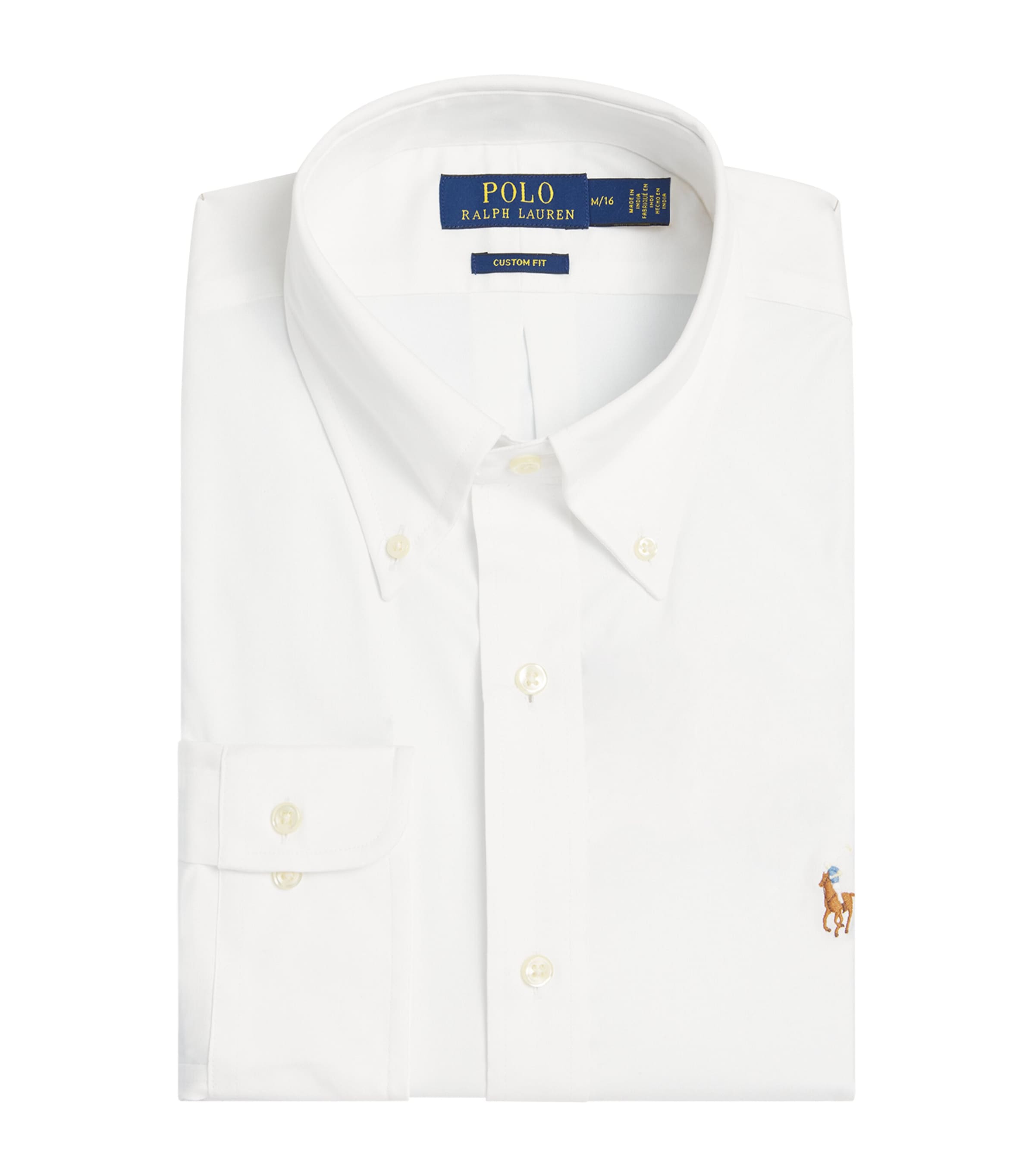 Polo Ralph Lauren Mens Polo Pony Custom Fit Shirt White Image 1