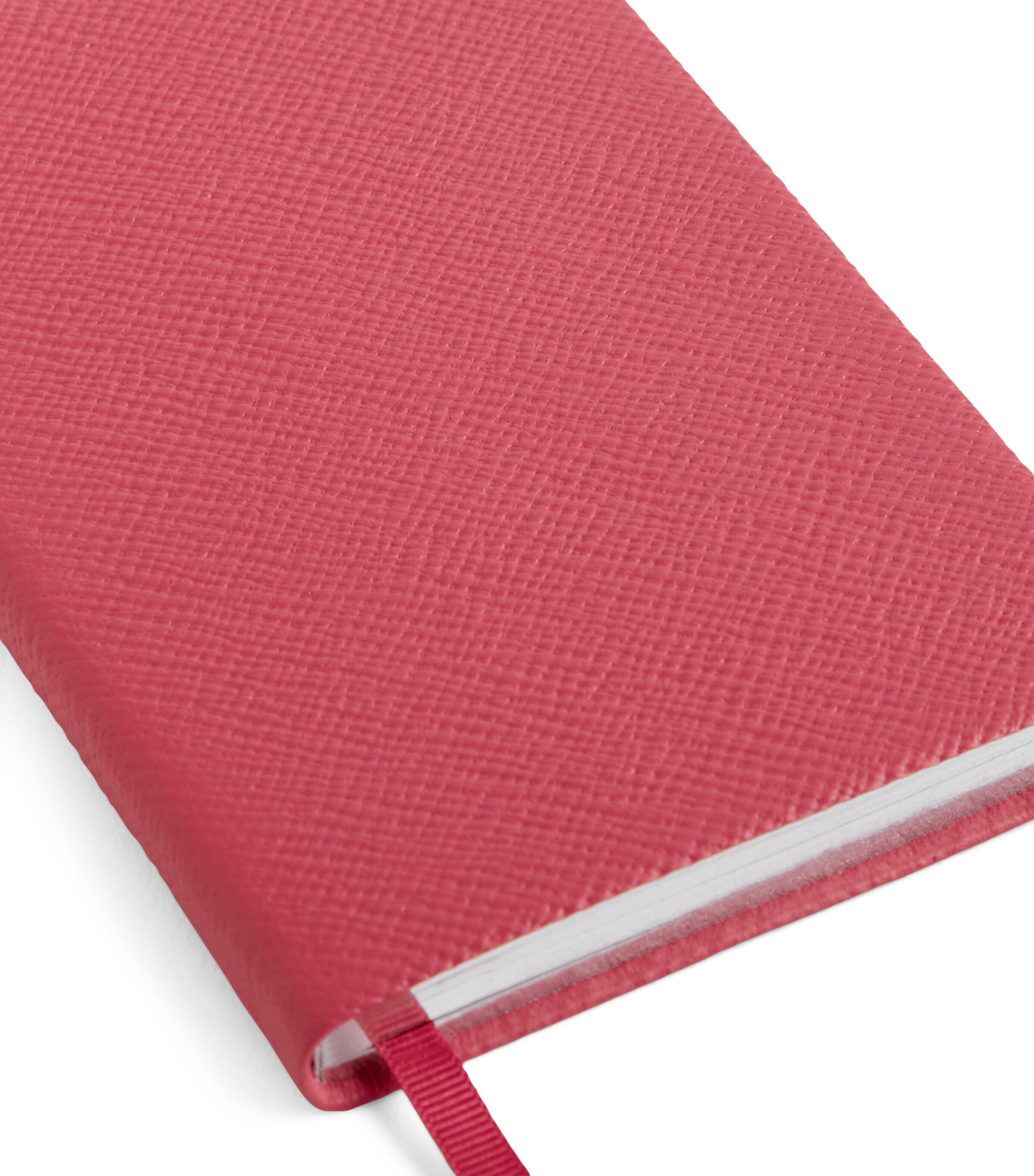 Leather Panama Pocket Notebook RASPBERRY Image 2