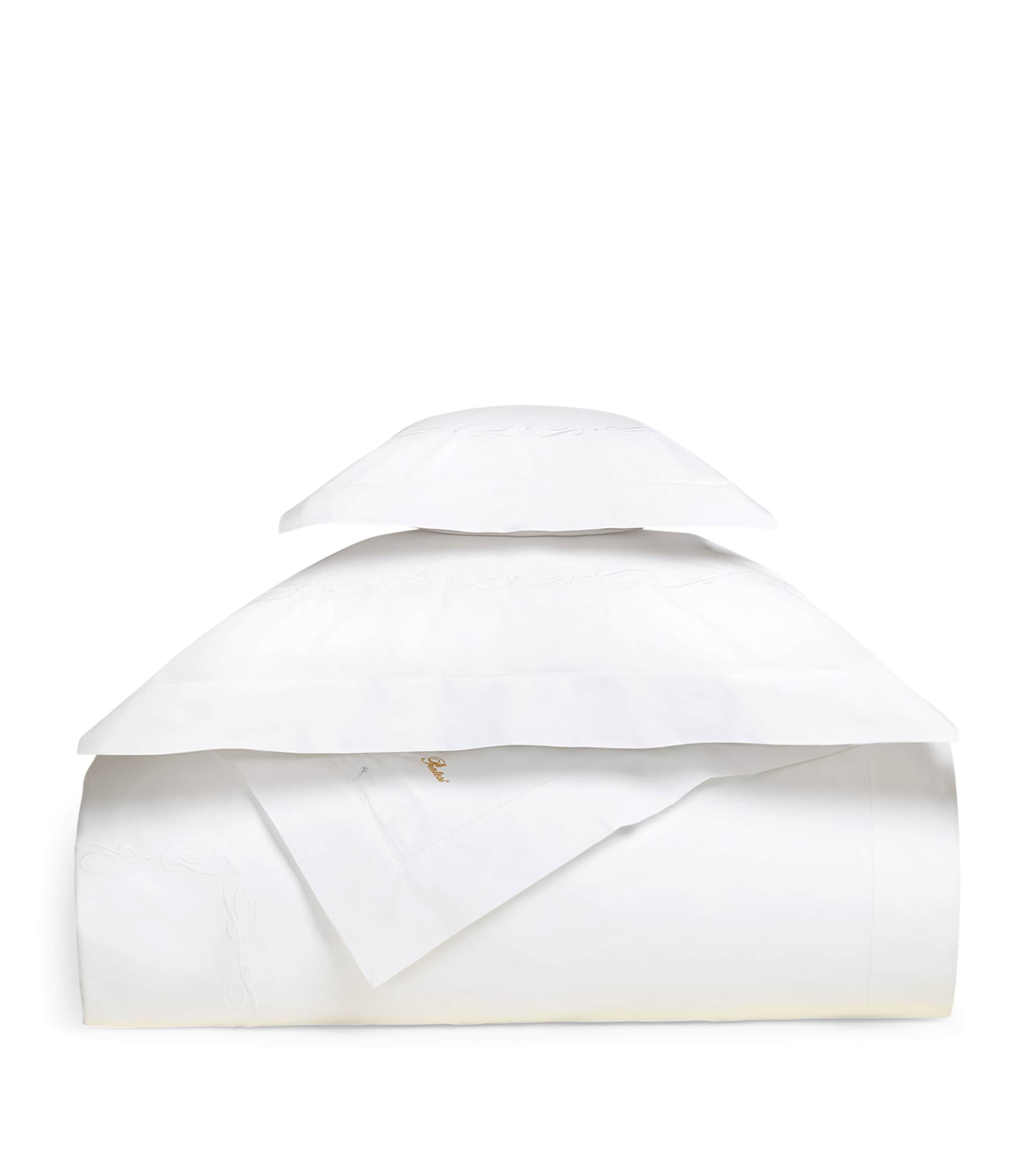 Icona Square Pillowcase (65cm x 65cm) WHITE/BEIGE Image 2