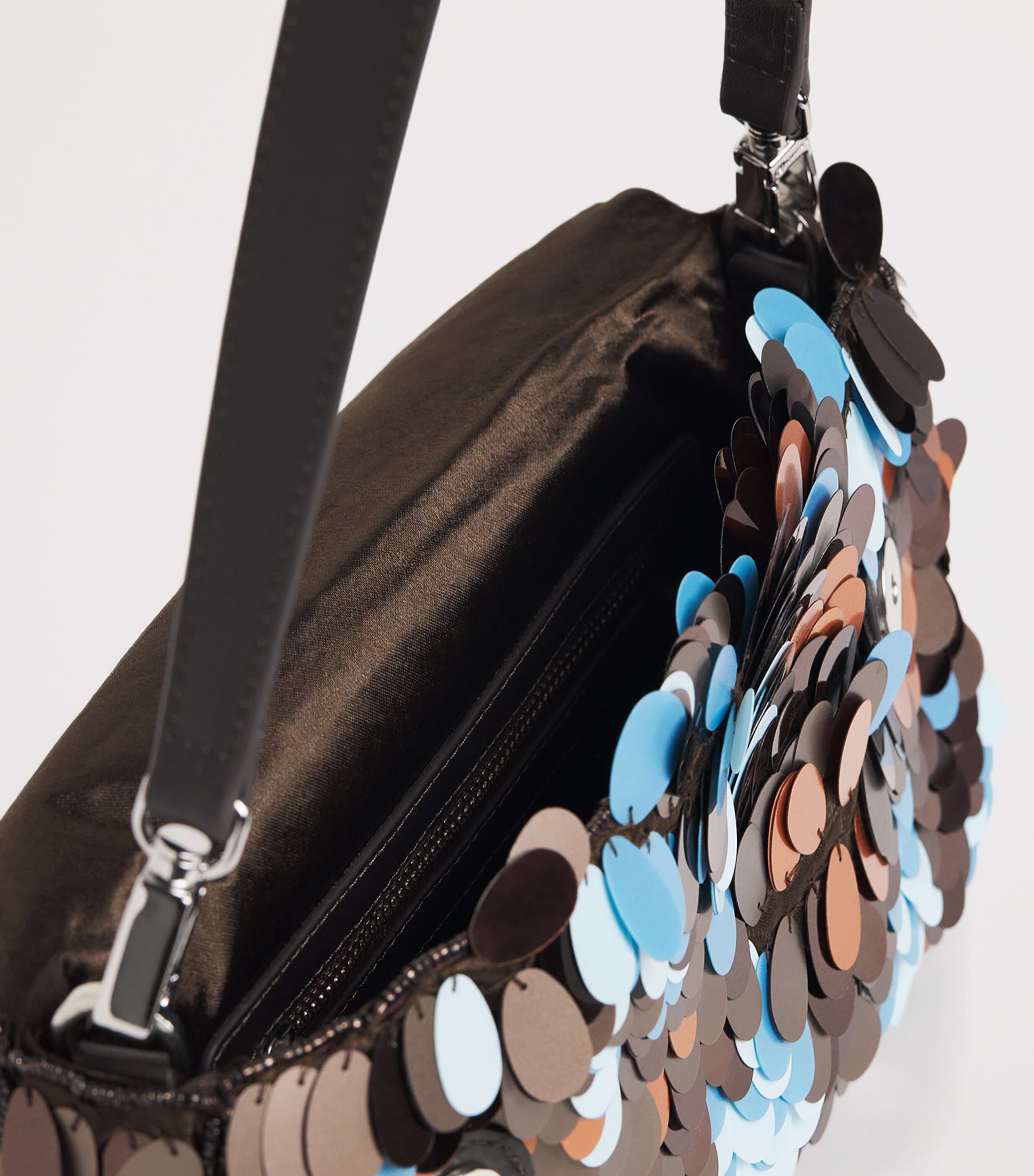 STAUD Sequin Timmy Shoulder Bag Nspk Nightspark Image 5